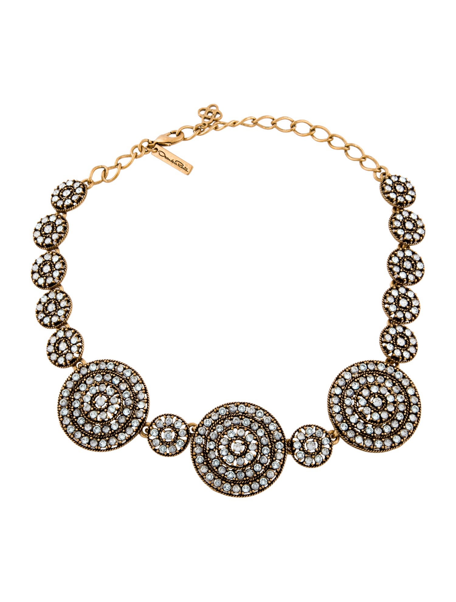 Oscar de la Renta Crystal Collar Necklace