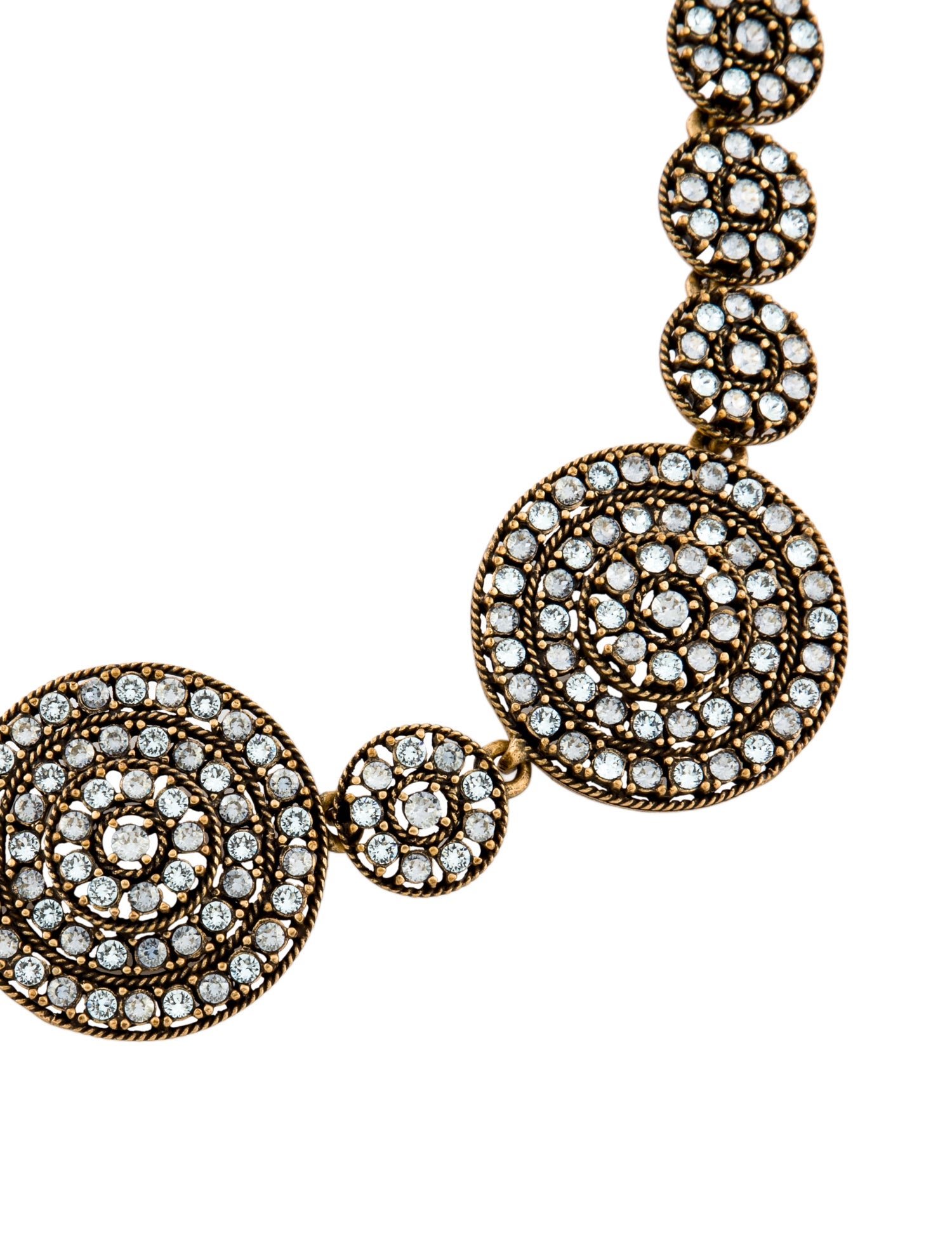 Oscar de la Renta Crystal Collar Necklace