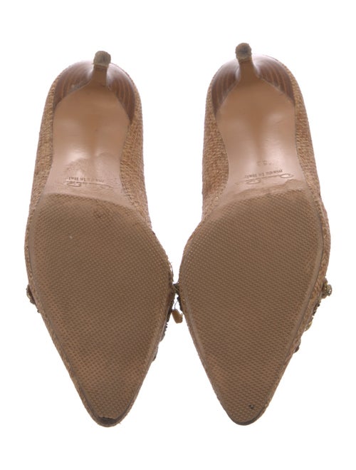 Oscar de la Renta Suede Pumps
