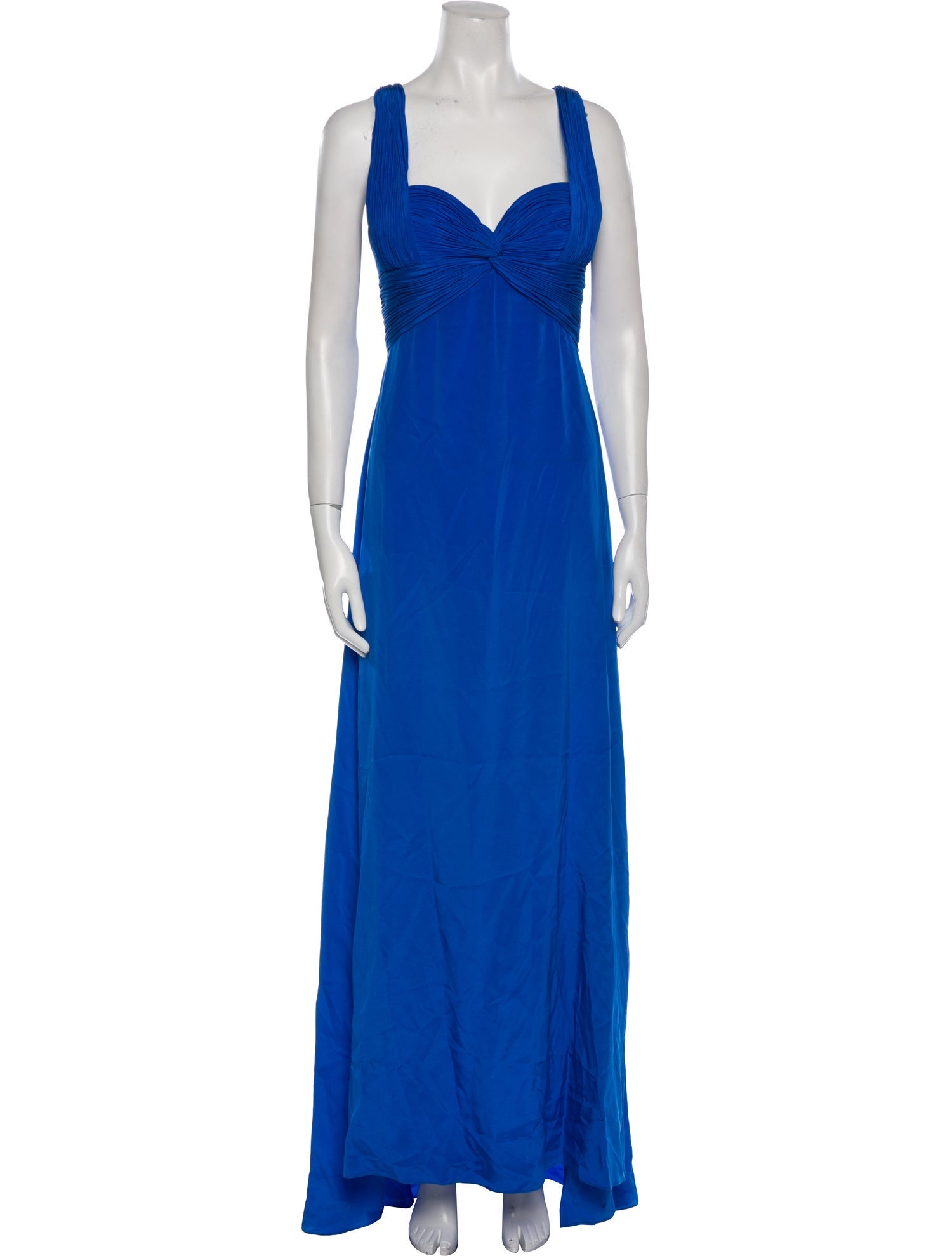 Oscar de la Renta Silk Long Dress