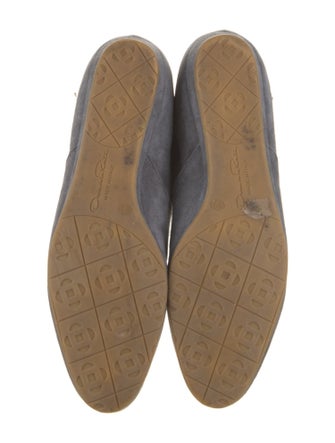 Oscar de la Renta Suede Lasercut Accents Boots