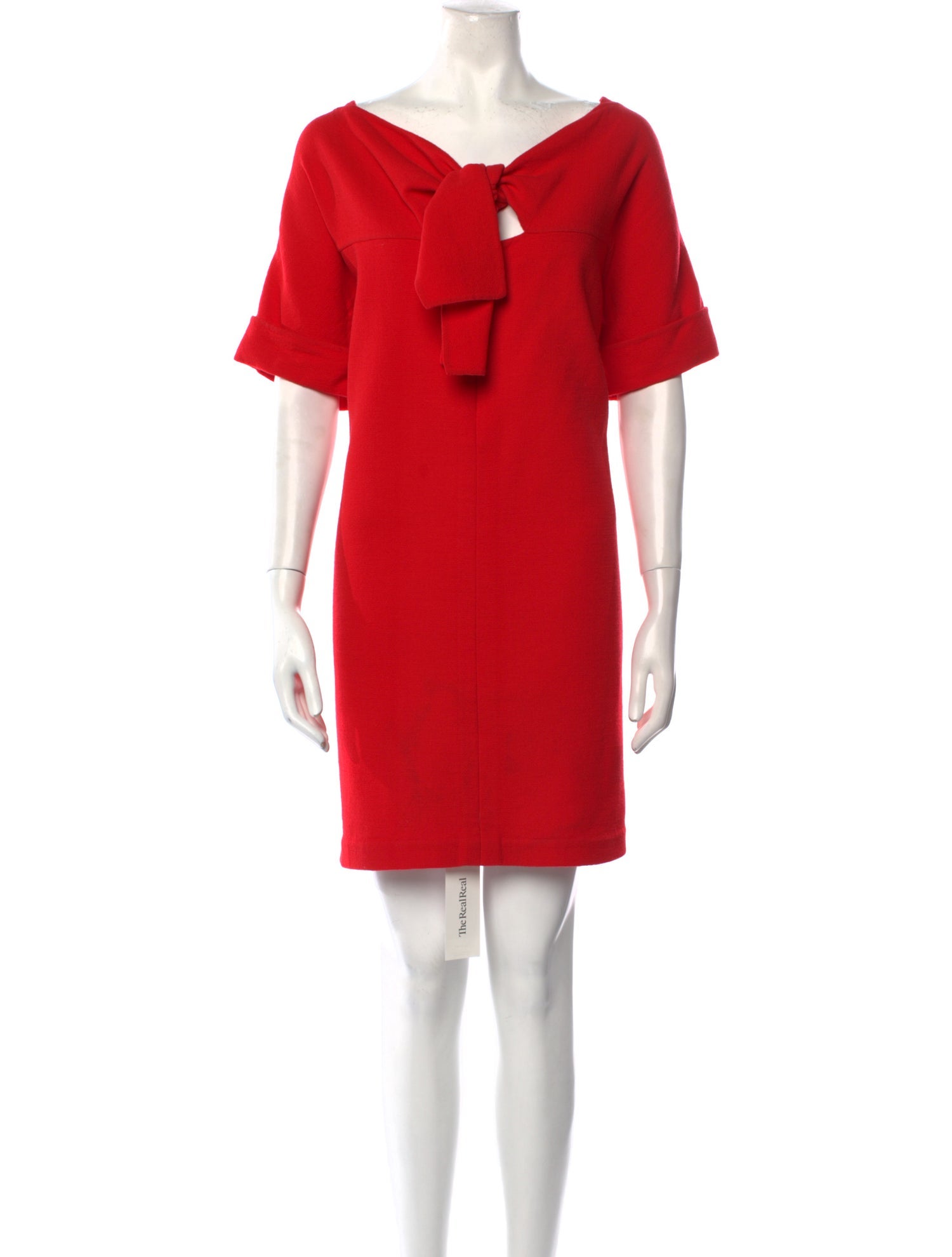Oscar de la Renta Virgin Wool Mini Dress