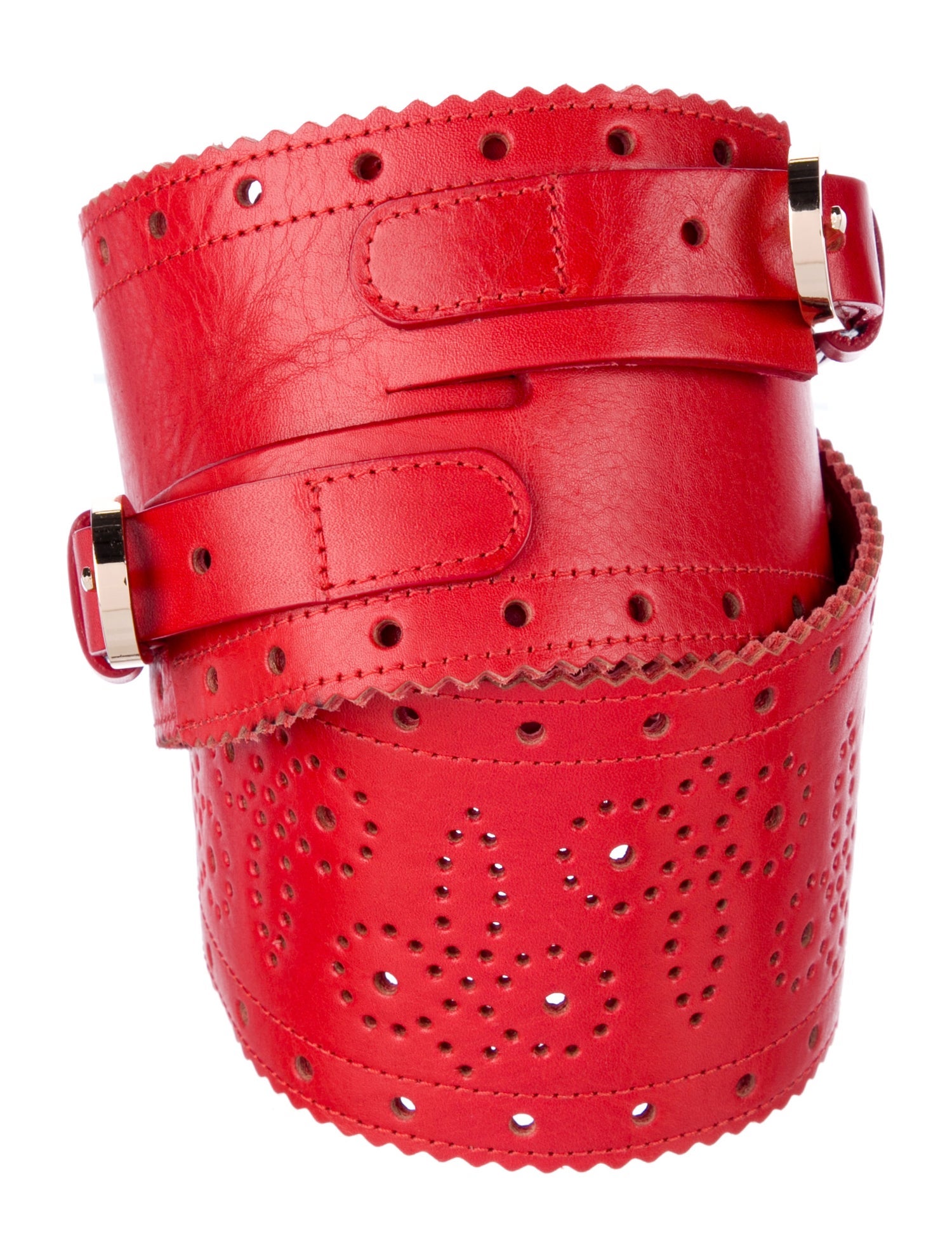 Oscar de la Renta Wide Leather Belt