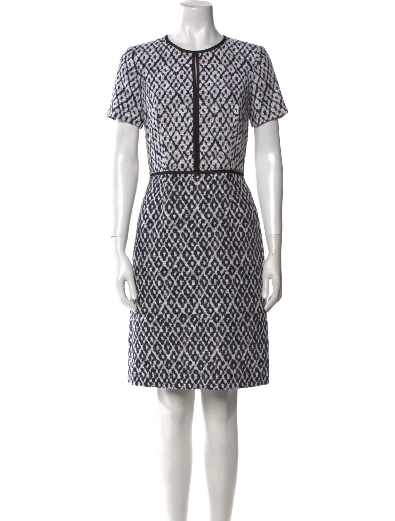 Oscar de la Renta Printed Knee-Length Dress