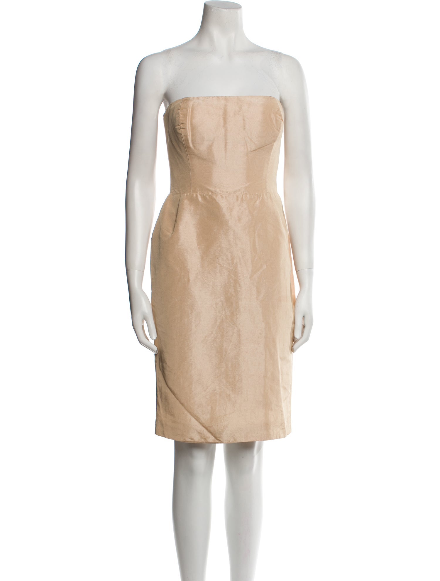 Oscar de la Renta Strapless Mini Dress