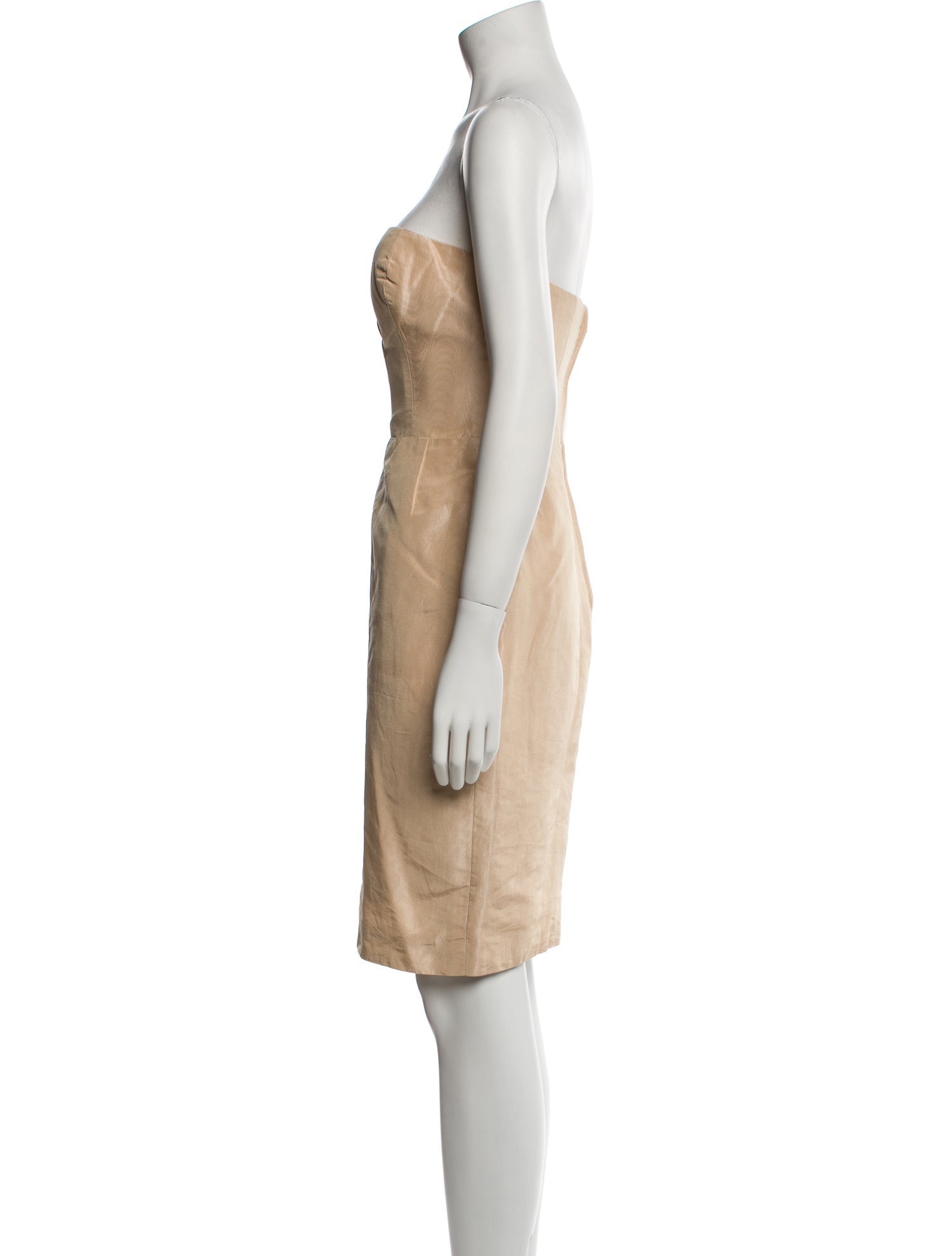 Oscar de la Renta Strapless Mini Dress