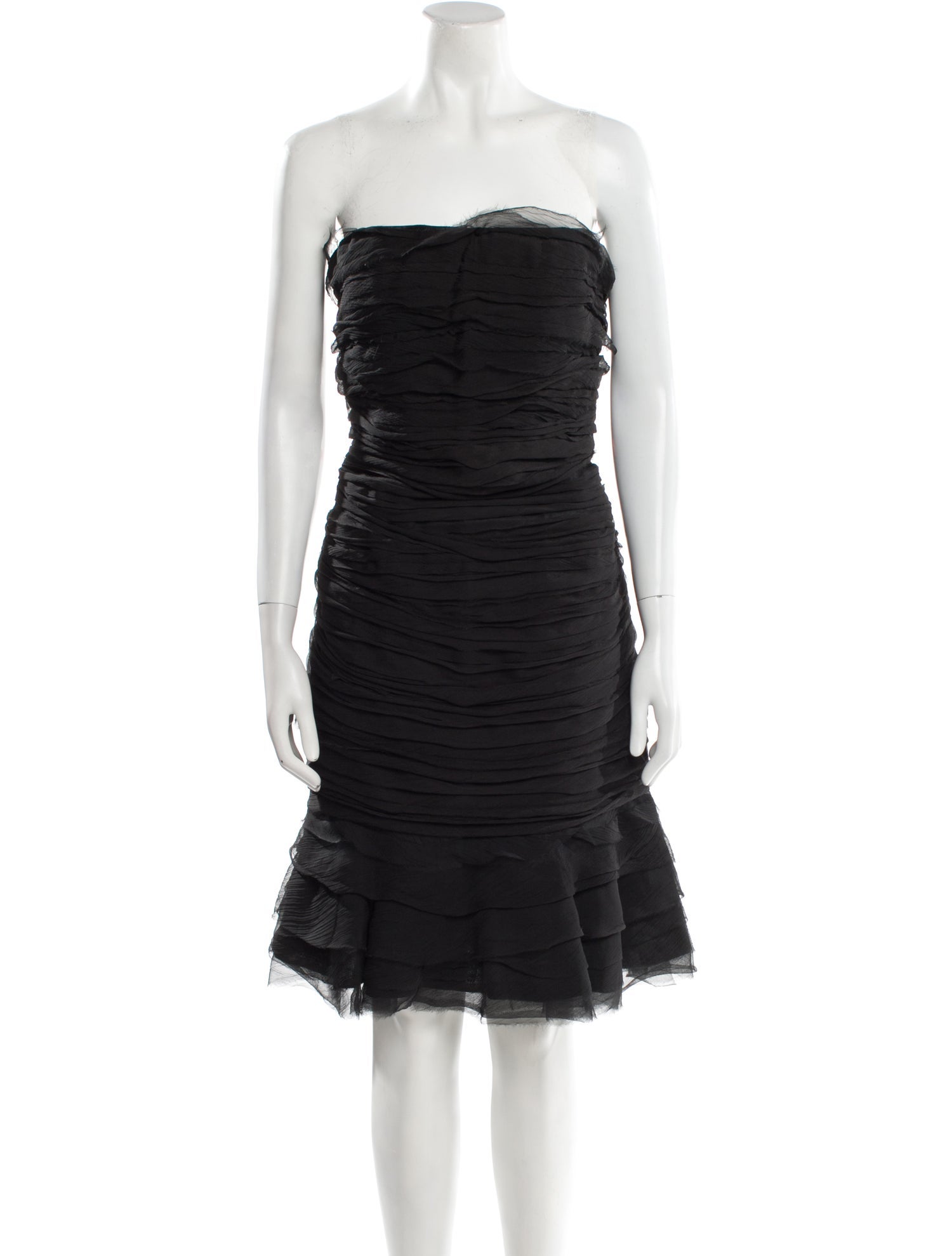 Oscar de la Renta Silk Mini Dress