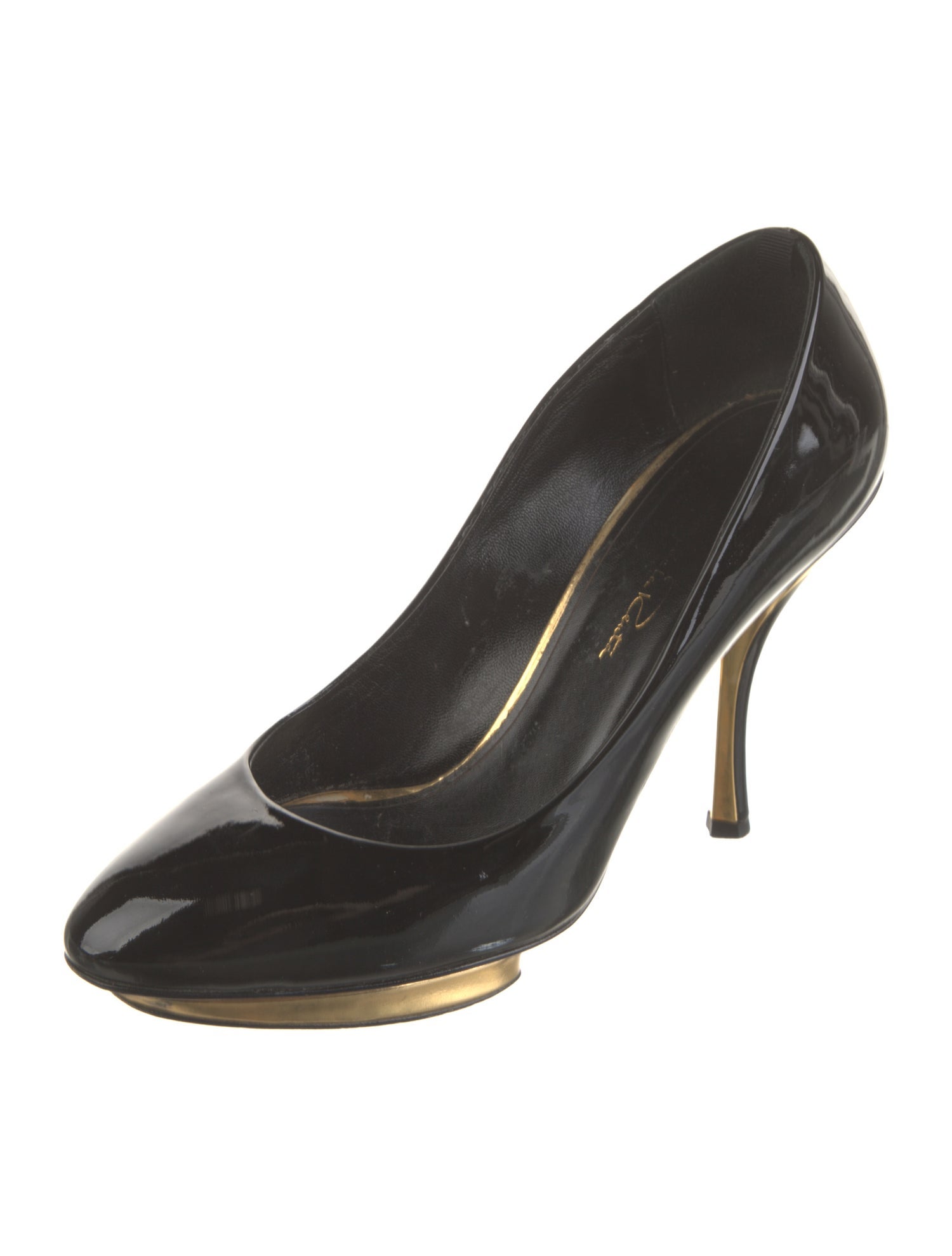 Oscar de la Renta Patent Leather Pumps