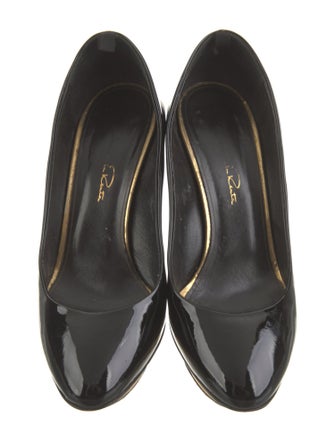 Oscar de la Renta Patent Leather Pumps