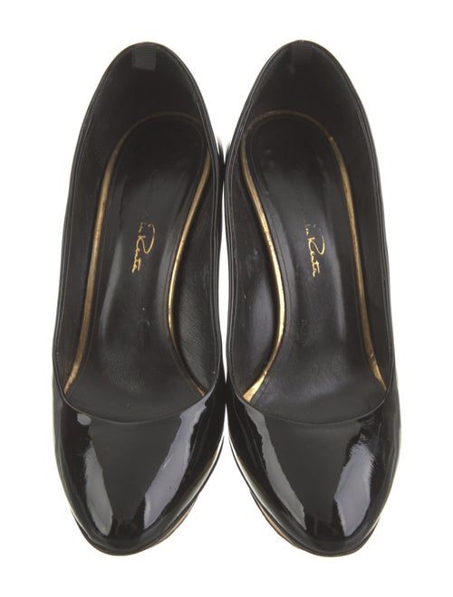Oscar de la Renta Patent Leather Pumps