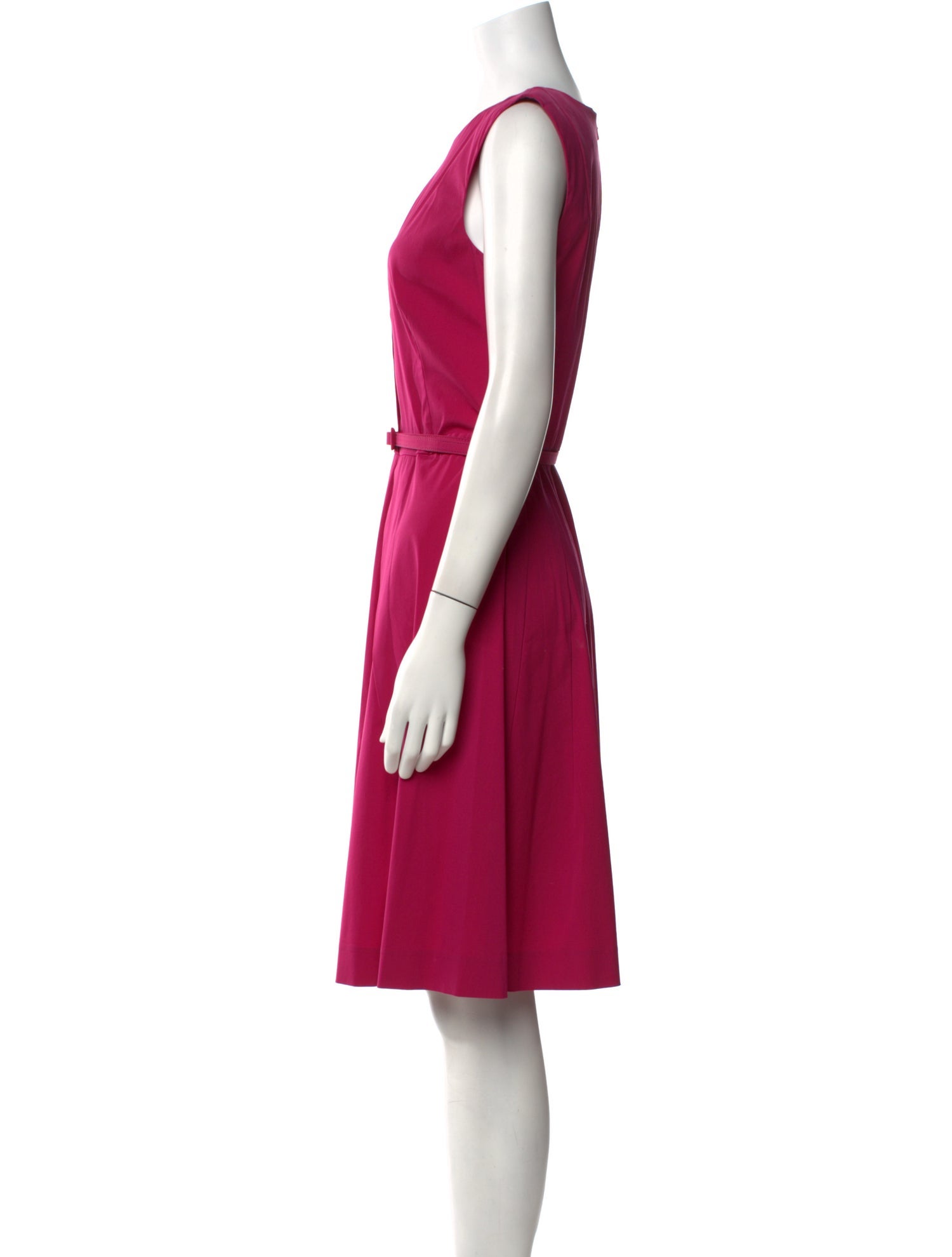 Oscar de la Renta Scoop Neck Knee-Length Dress