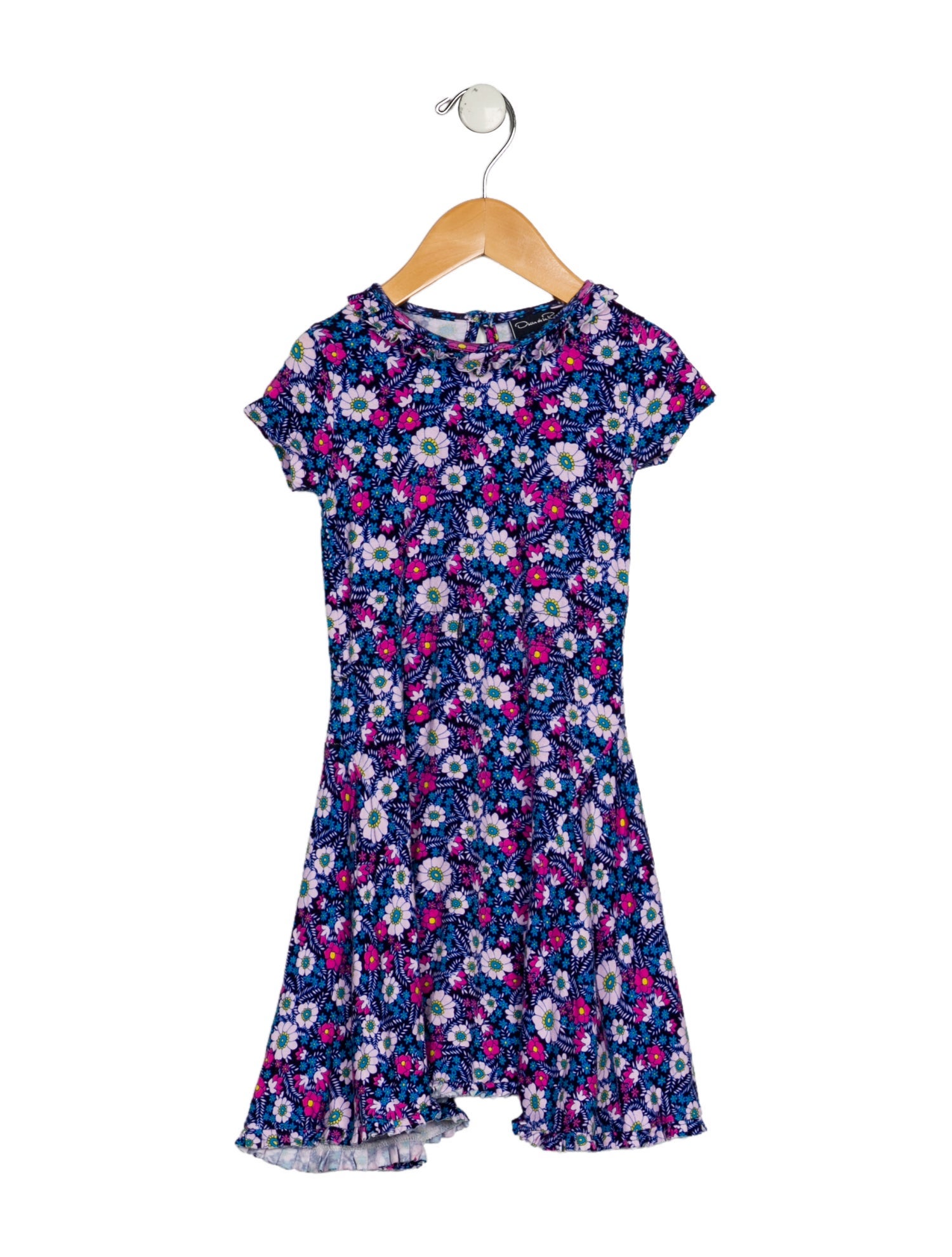 Oscar de la Renta Toddlers Short Sleeve Dress