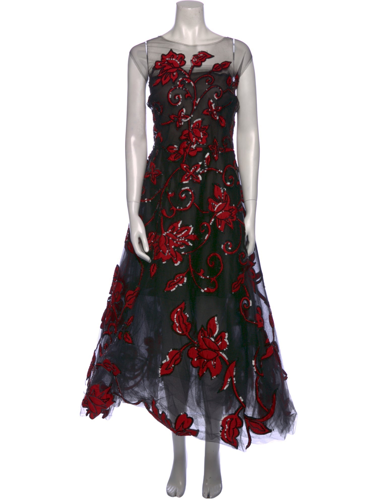 Oscar de la Renta Nylon Long Dress