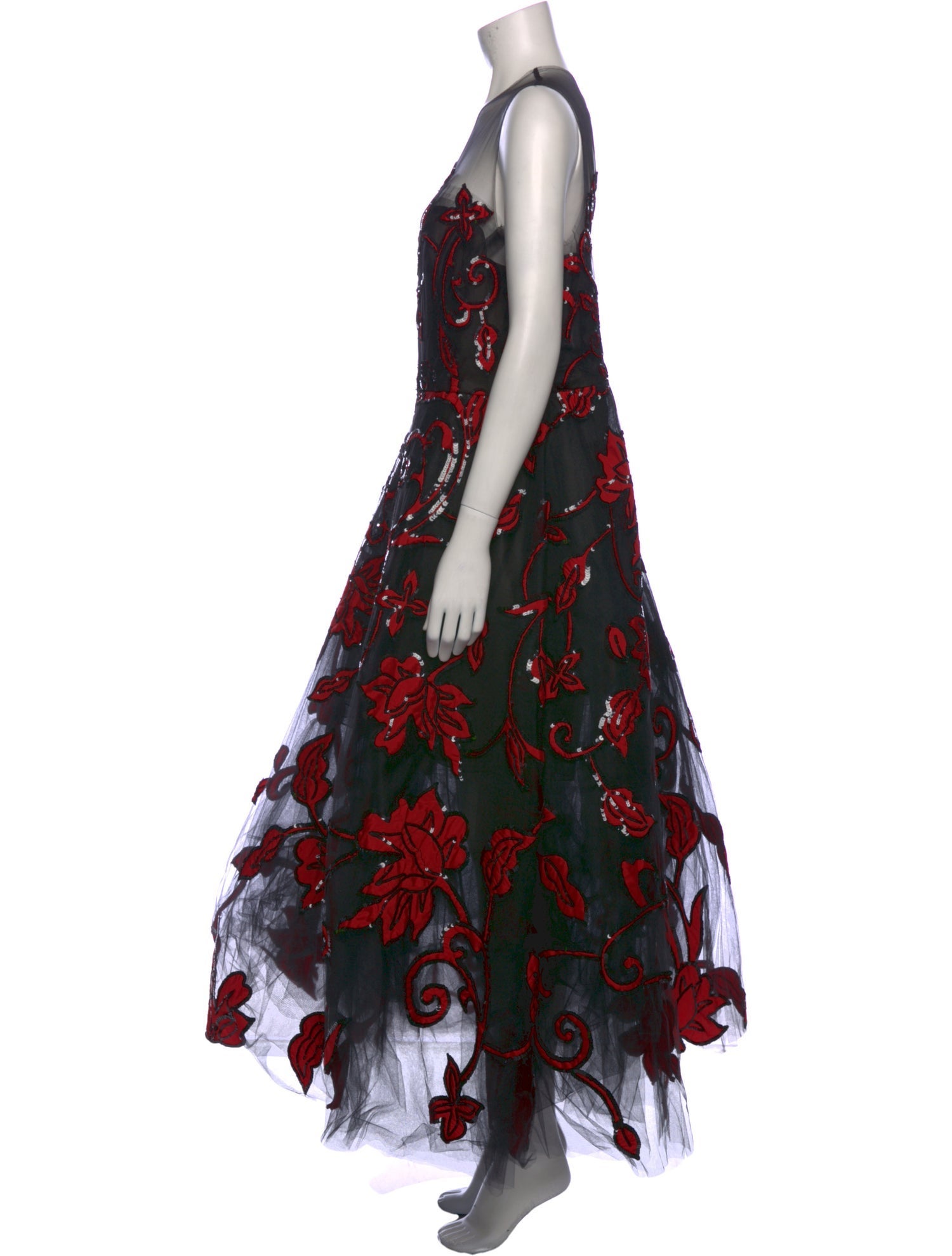 Oscar de la Renta Nylon Long Dress