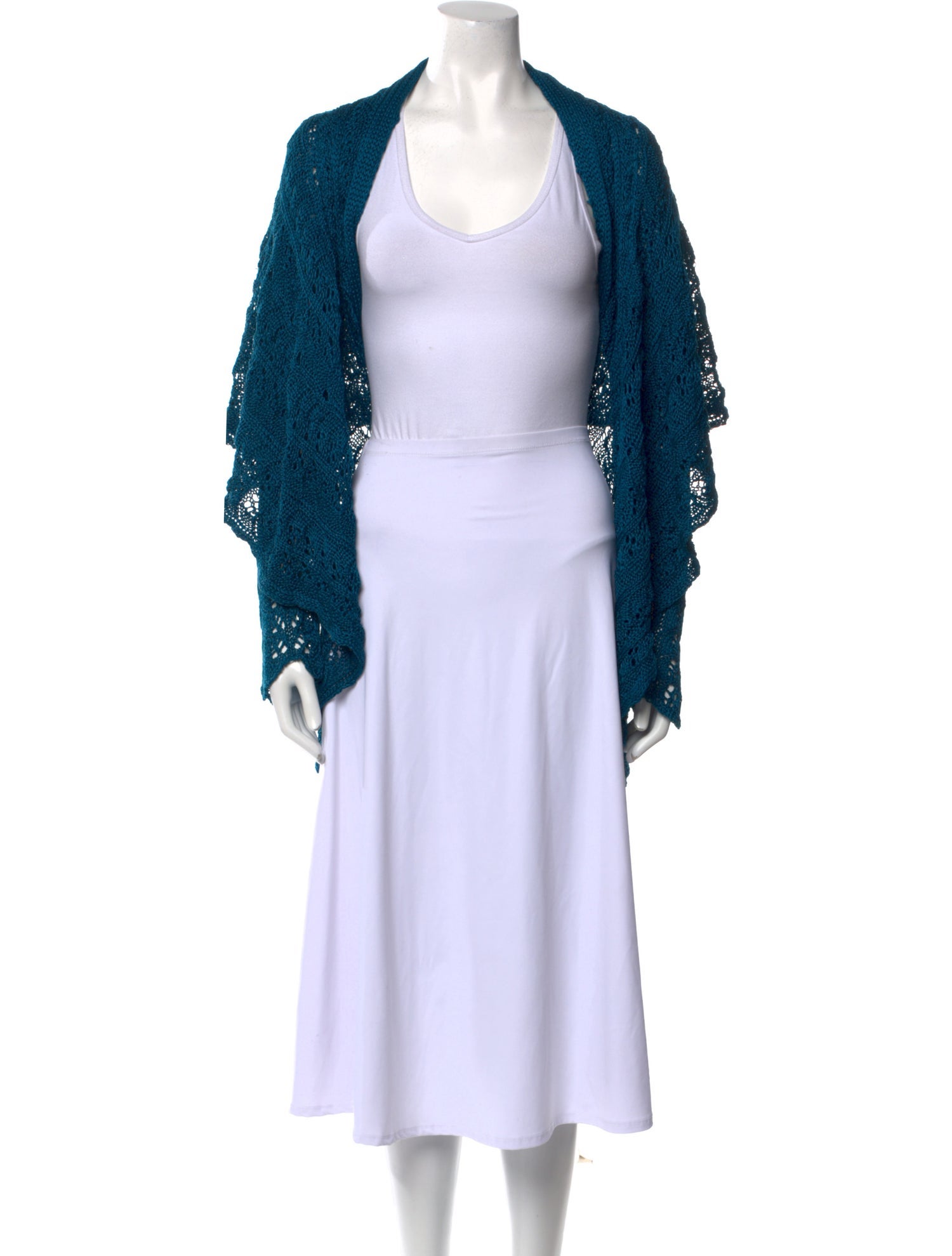 Oscar de la Renta Silk V-Neck Sweater