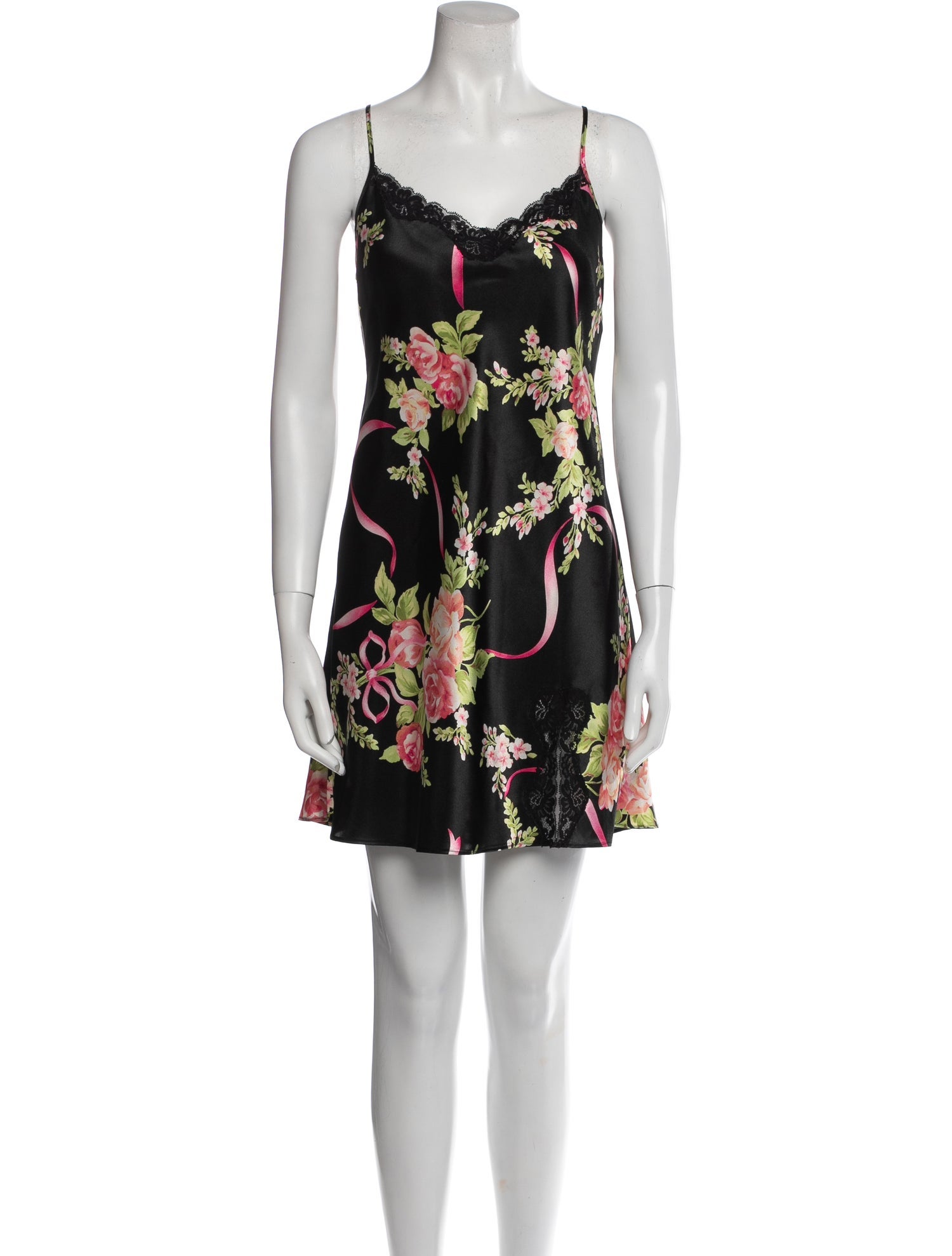 Oscar de la Renta Silk Mini Dress