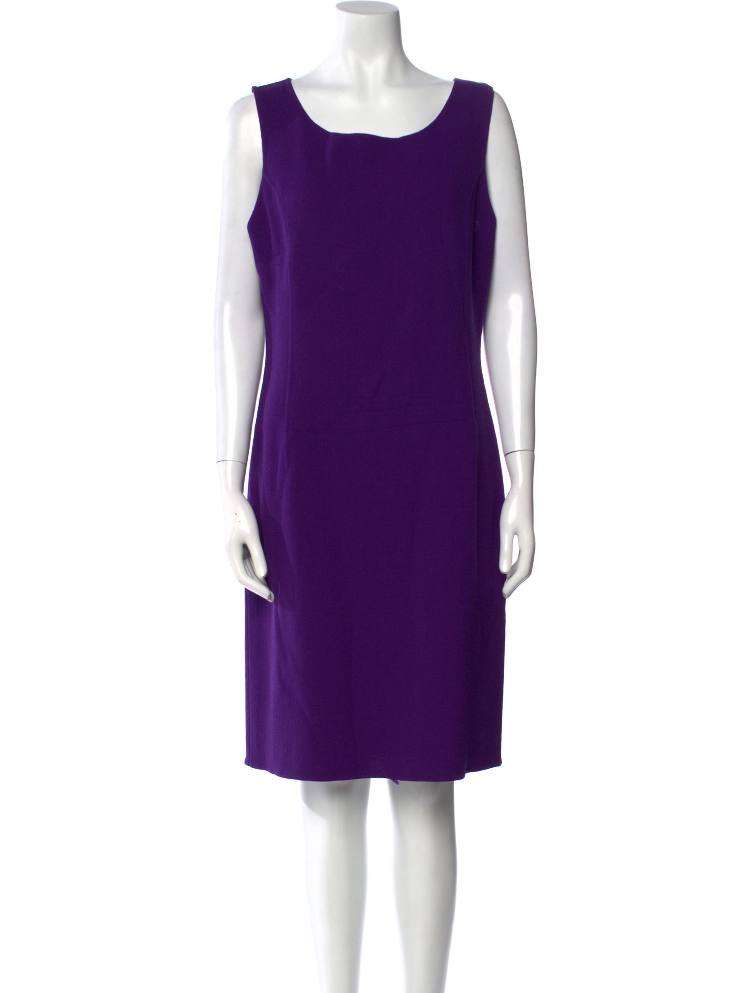 Oscar de la Renta Wool Knee-Length Dress