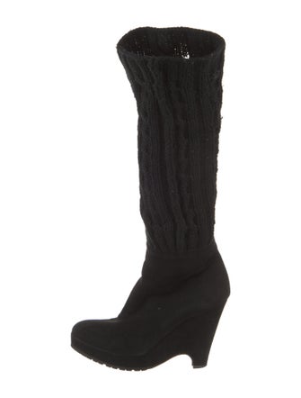 Oscar de la Renta Suede Boots