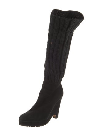 Oscar de la Renta Suede Boots