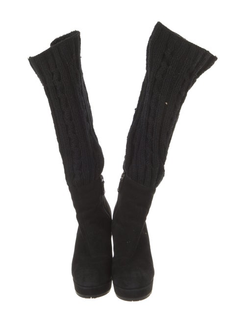 Oscar de la Renta Suede Boots