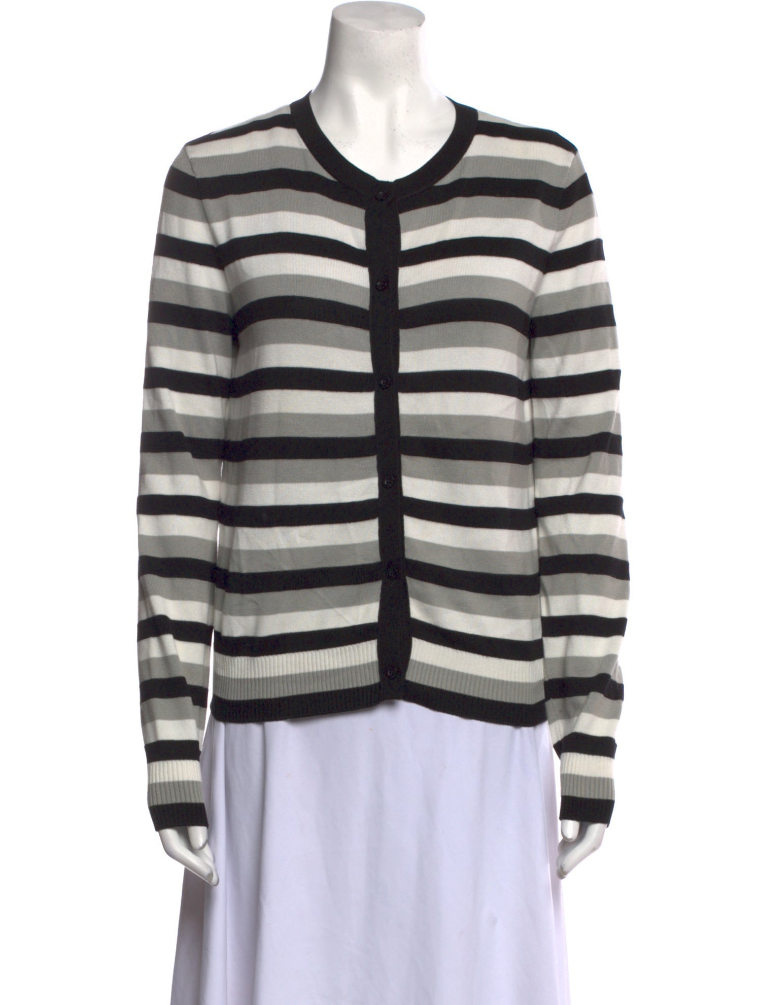 Oscar de la Renta 2021 Striped Sweater