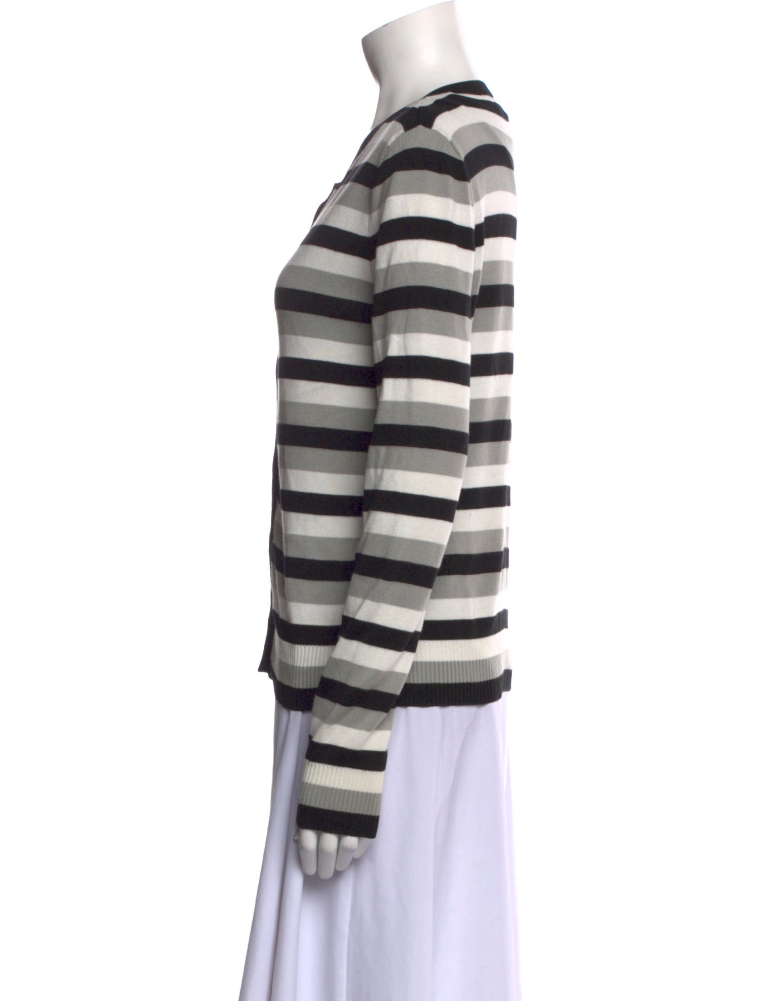 Oscar de la Renta 2021 Striped Sweater