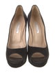 Oscar de la Renta Satin Pumps