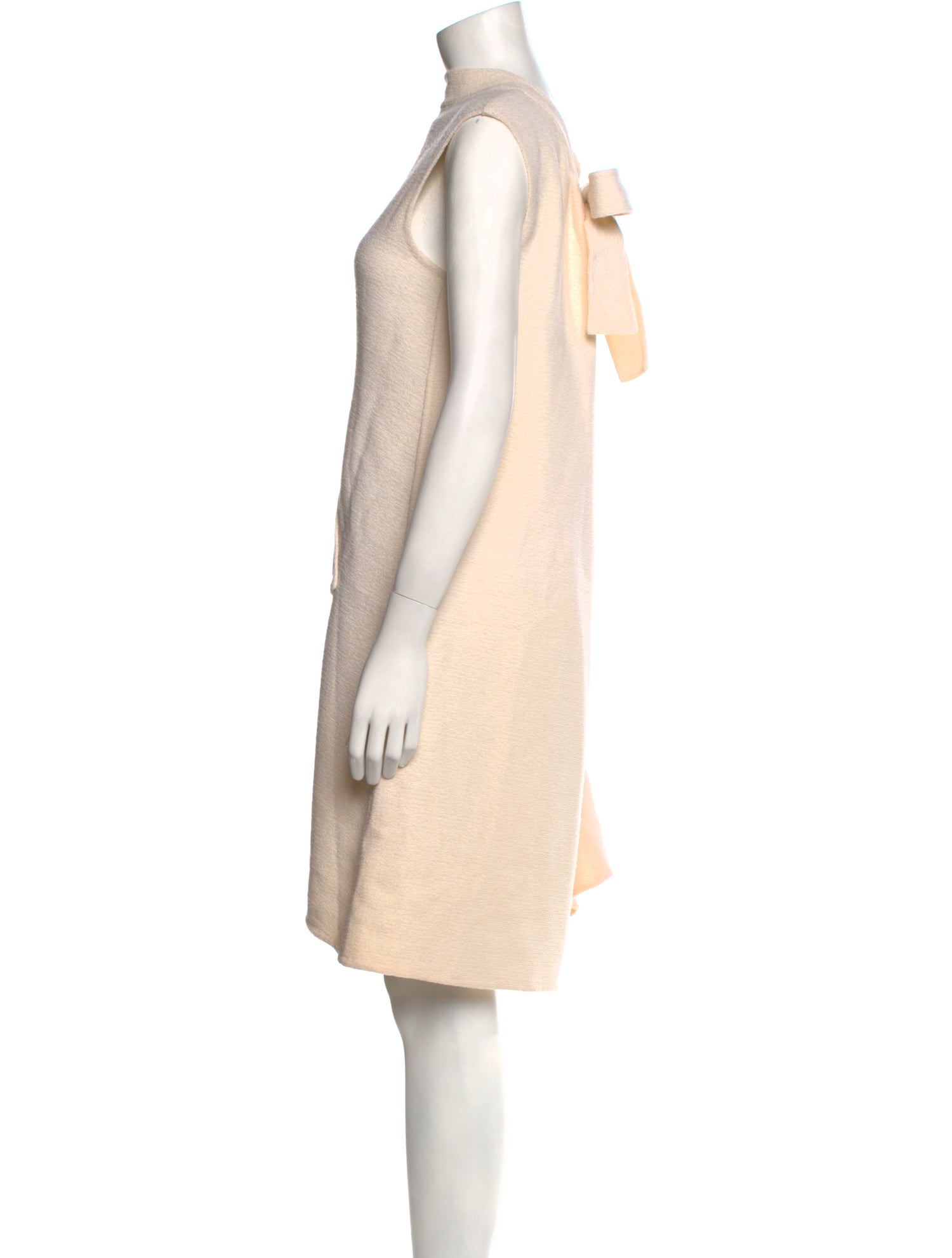 Oscar de la Renta Wool Knee-Length Dress