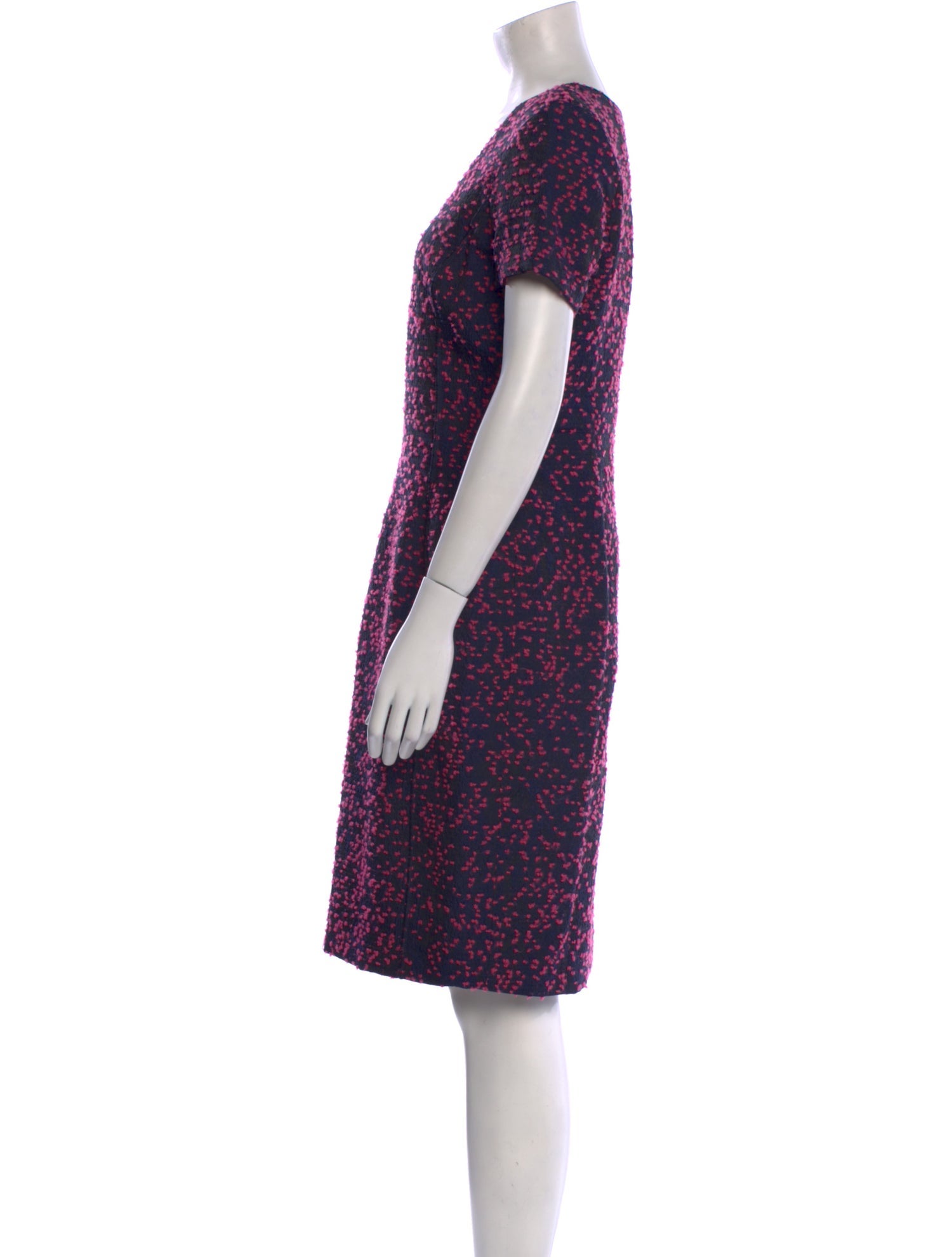 Oscar de la Renta Printed Knee-Length Dress