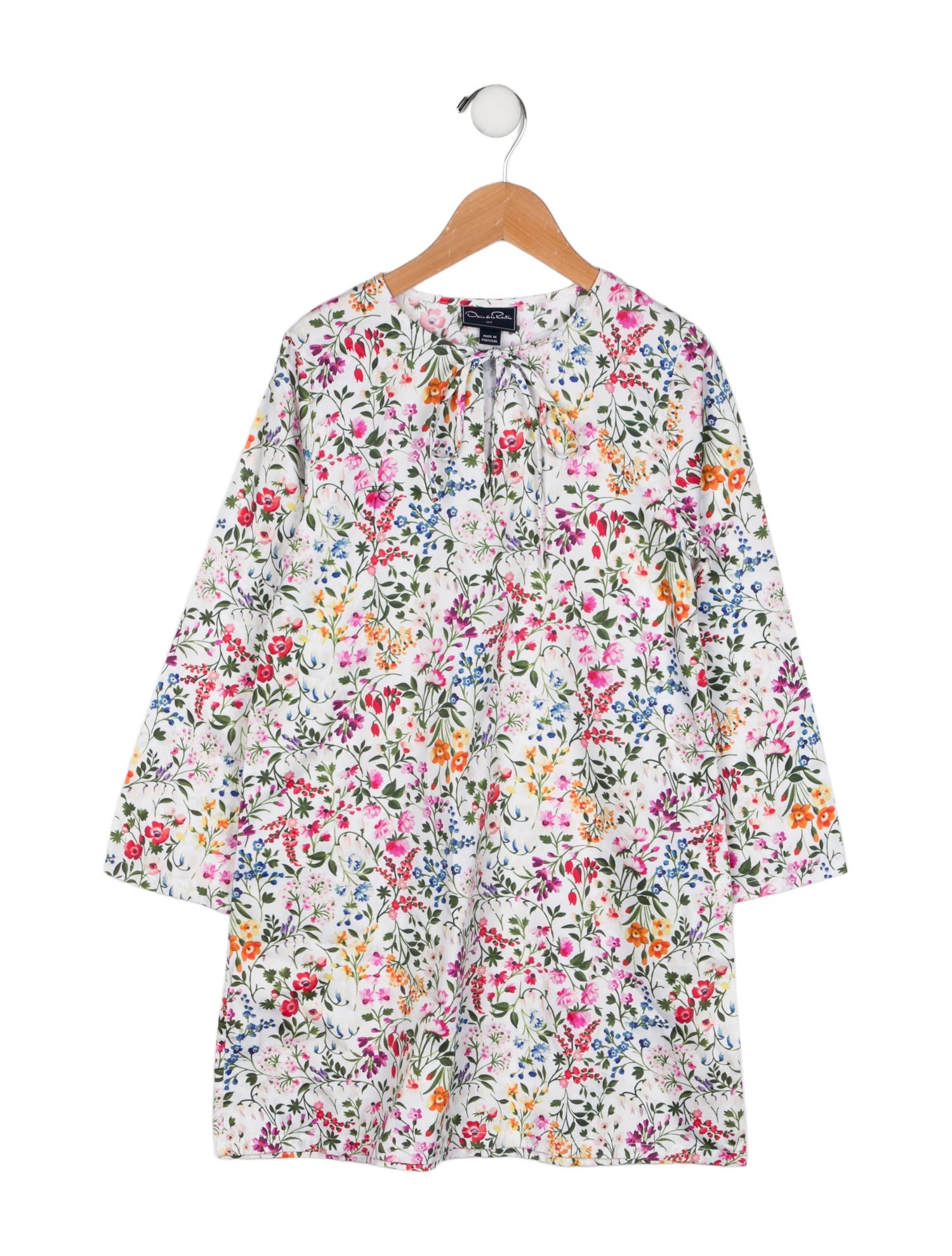 Oscar de la Renta Girls' Patterned Dress