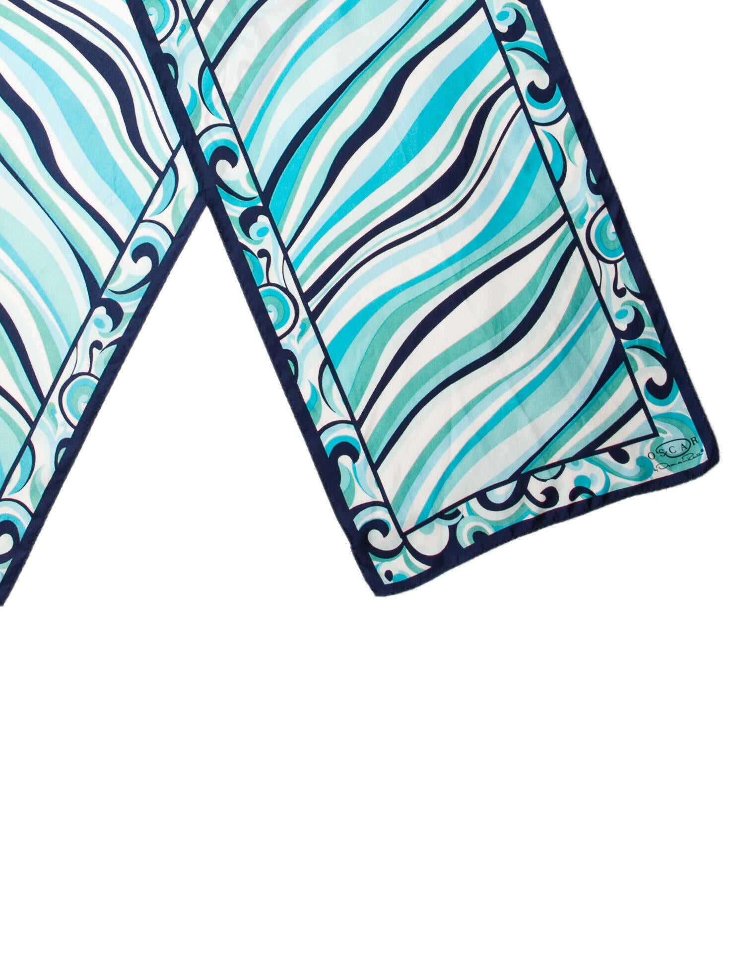 Oscar de la Renta Silk Animal Print Scarf
