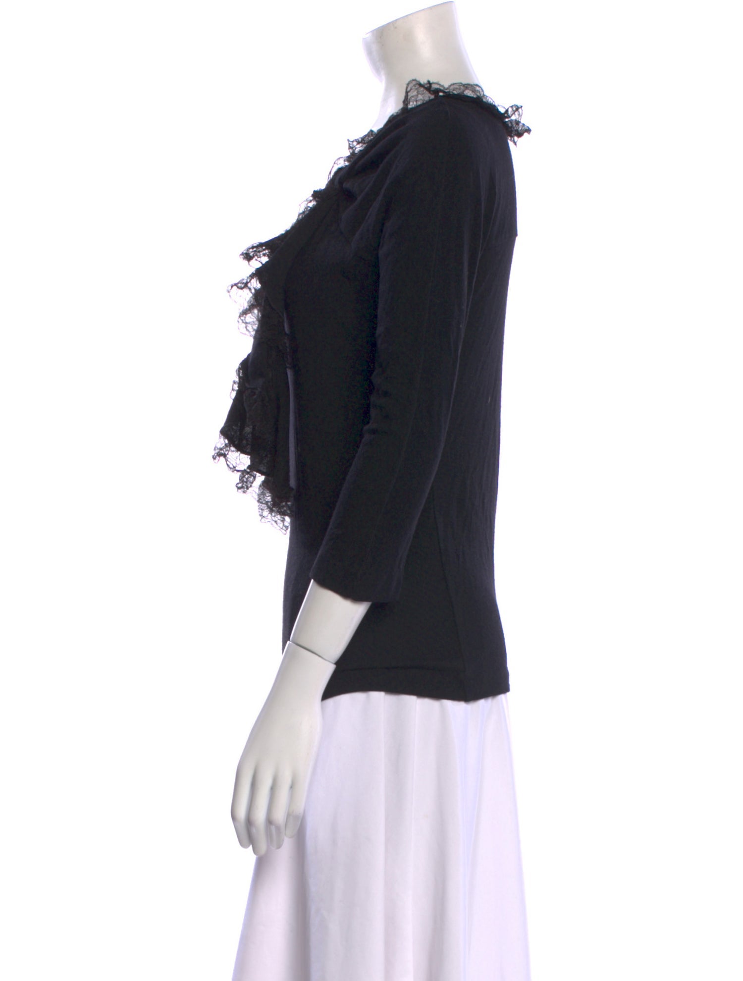 Oscar de la Renta Baby Cashmere Scoop Neck Sweater