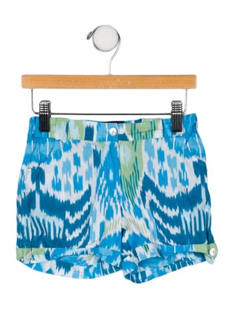 Oscar de la Renta Girls Pattern Pattern Shorts