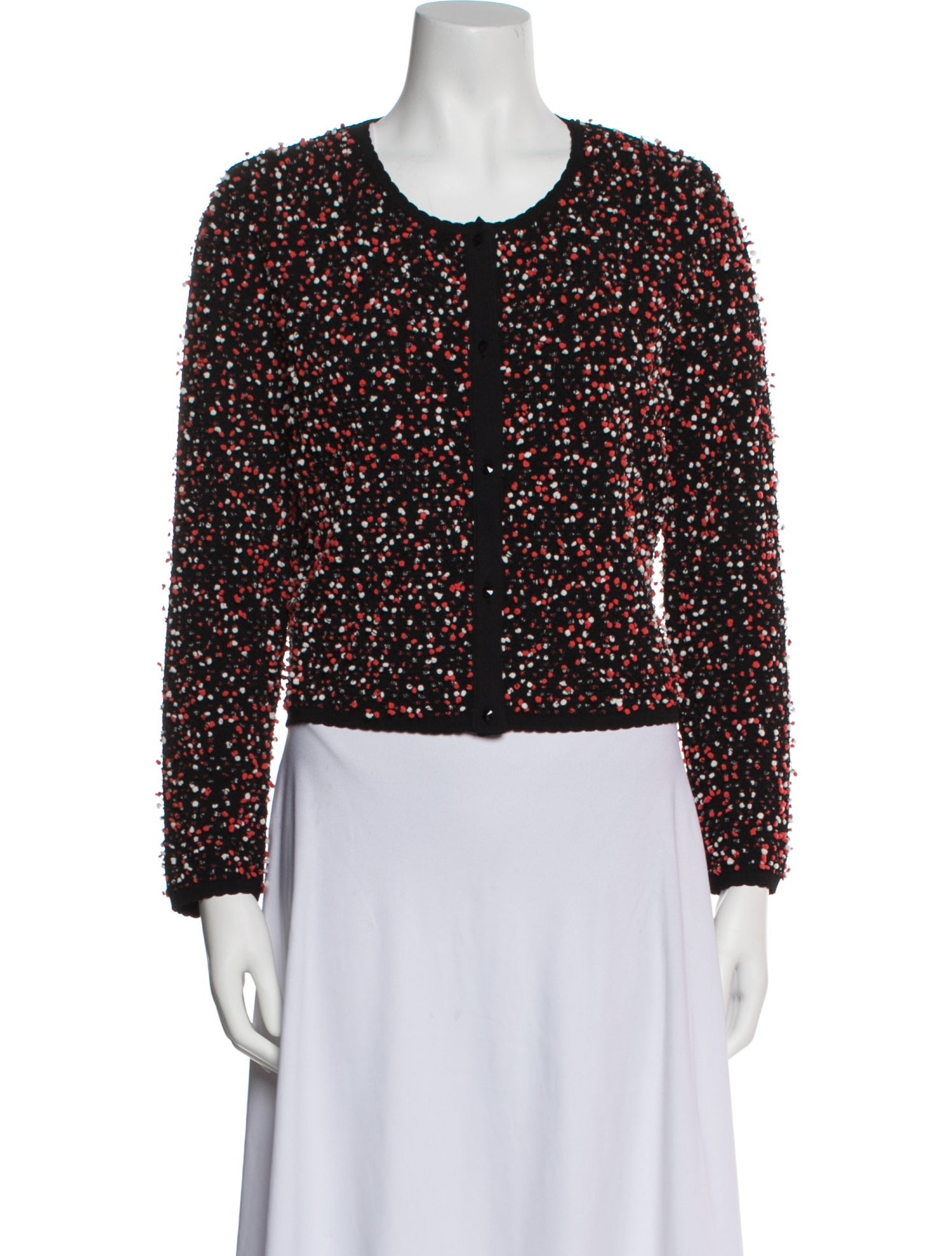 Oscar de la Renta 2017 Patterned Sweater