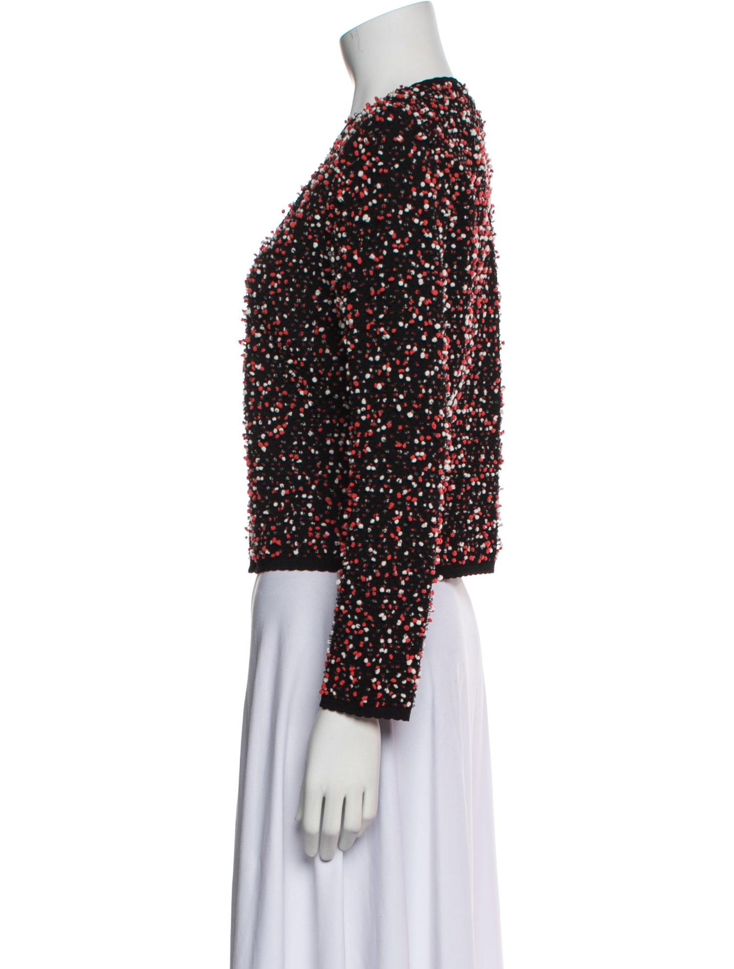 Oscar de la Renta 2017 Patterned Sweater