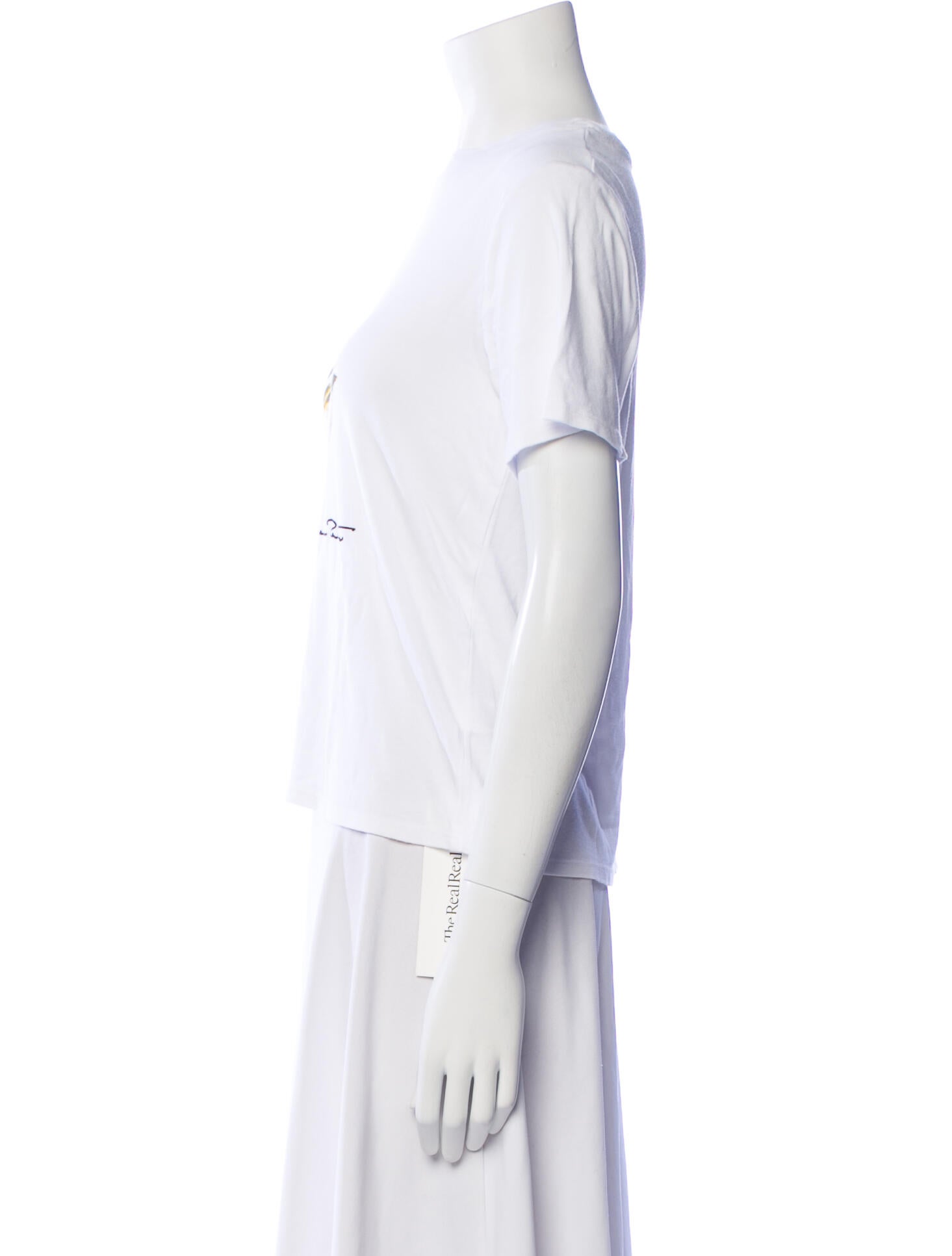 Oscar de la Renta Graphic Print Crew Neck T-Shirt