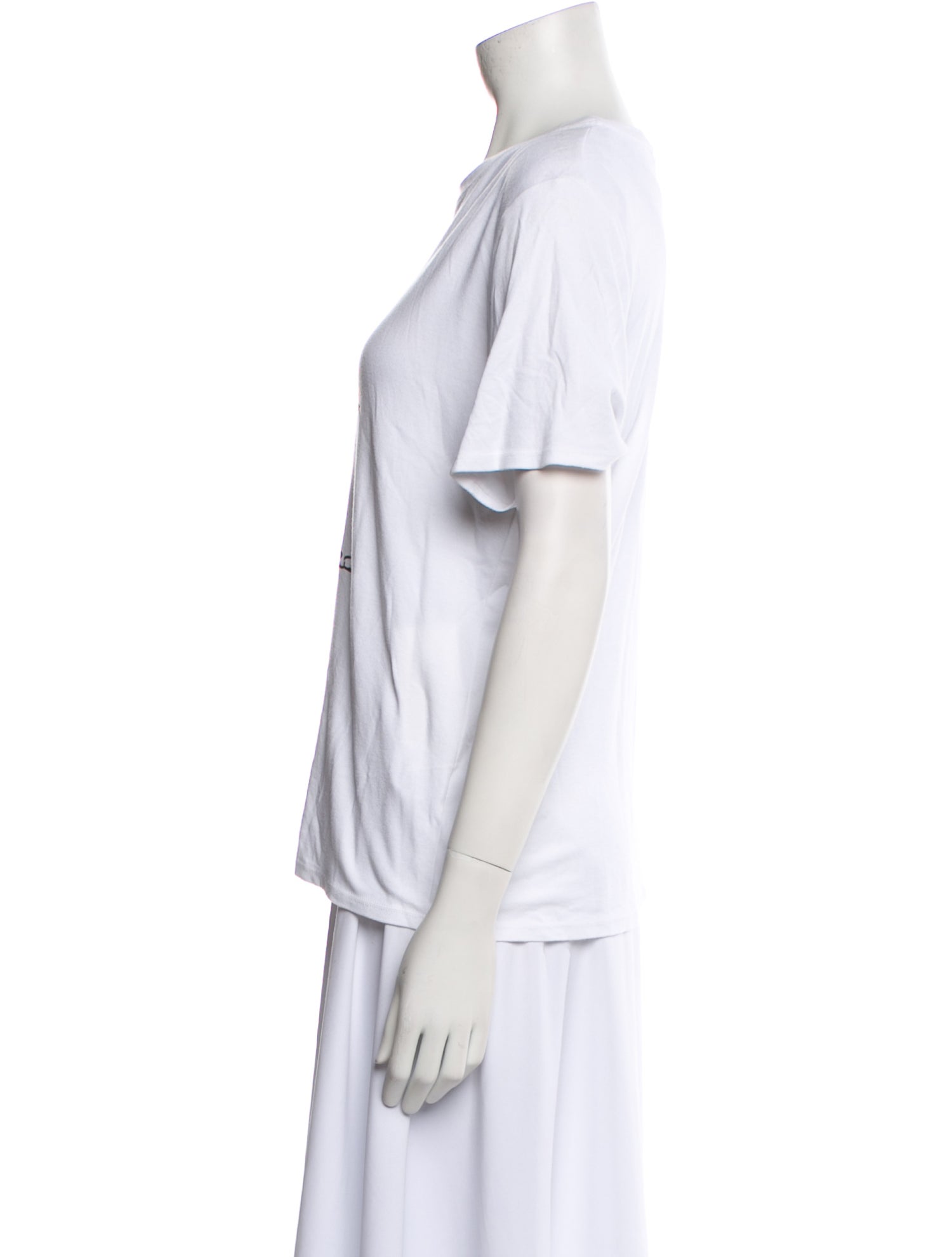 Oscar de la Renta Graphic Print Crew Neck T-Shirt