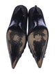 Oscar de la Renta Satin Printed Pumps