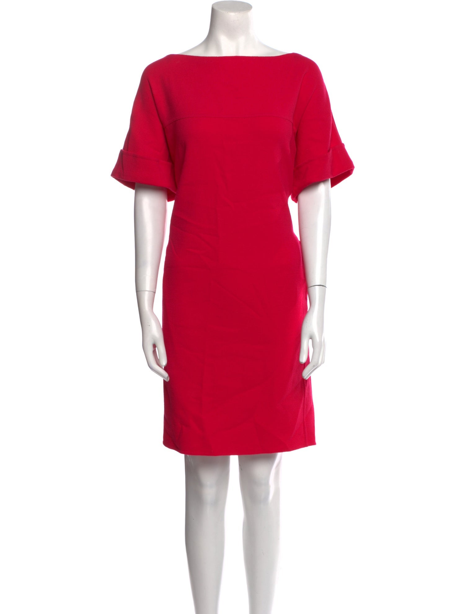Oscar de la Renta Virgin Wool Knee-Length Dress w/ Tags
