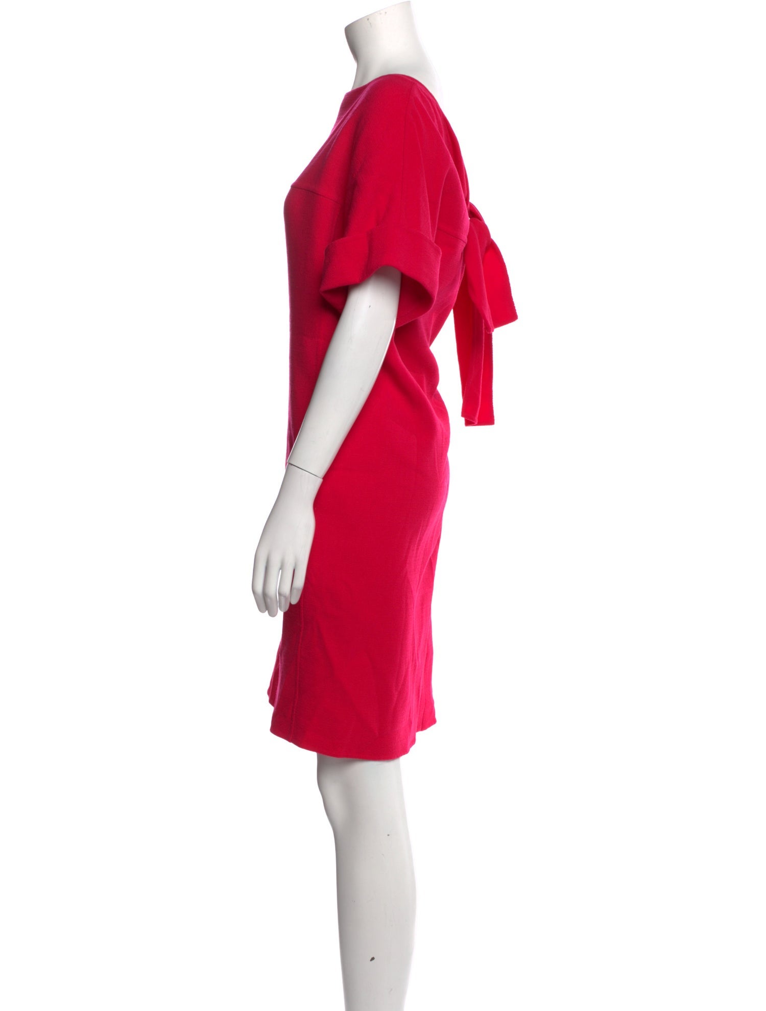 Oscar de la Renta Virgin Wool Knee-Length Dress w/ Tags