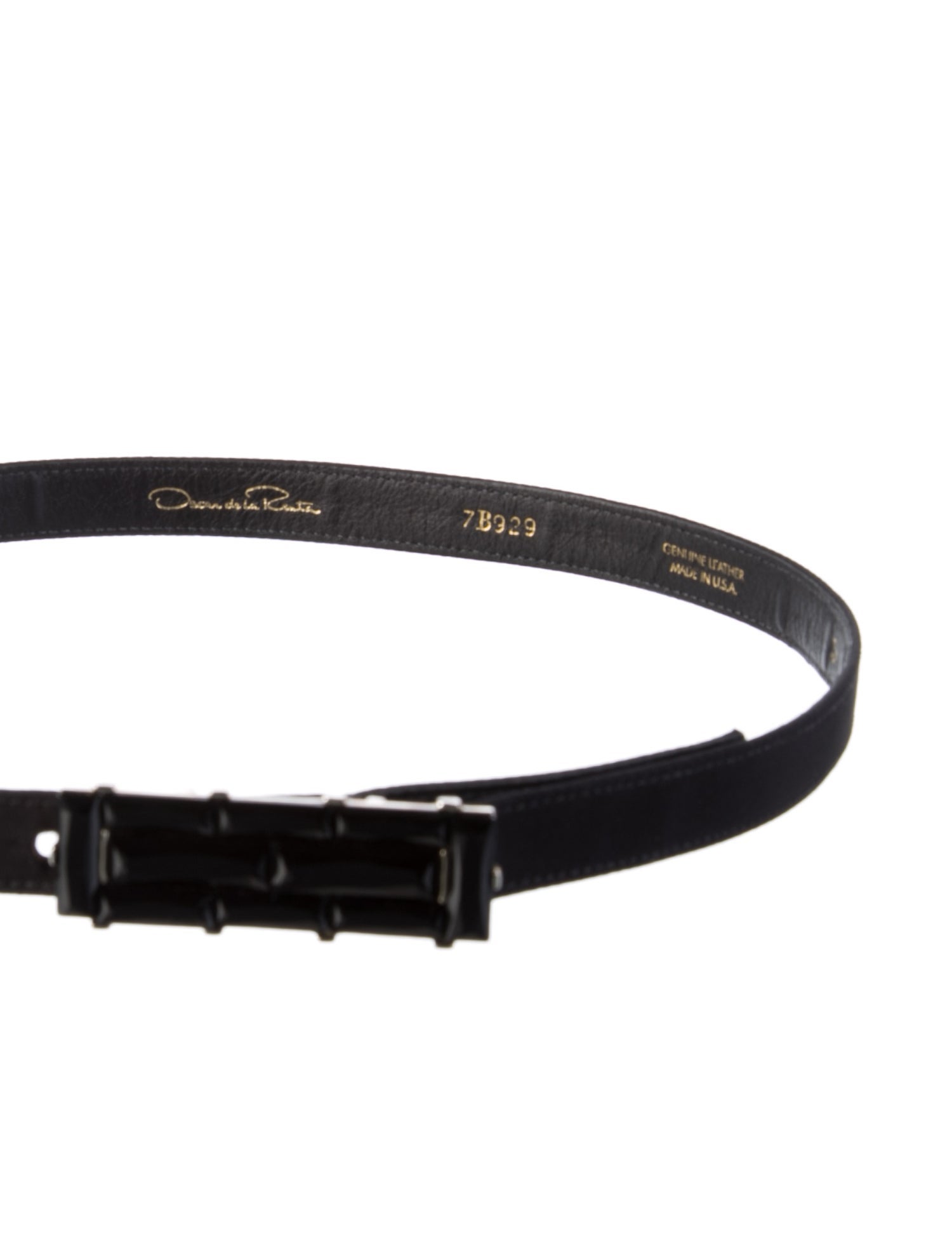 Oscar de la Renta Skinny Leather Belt Kit