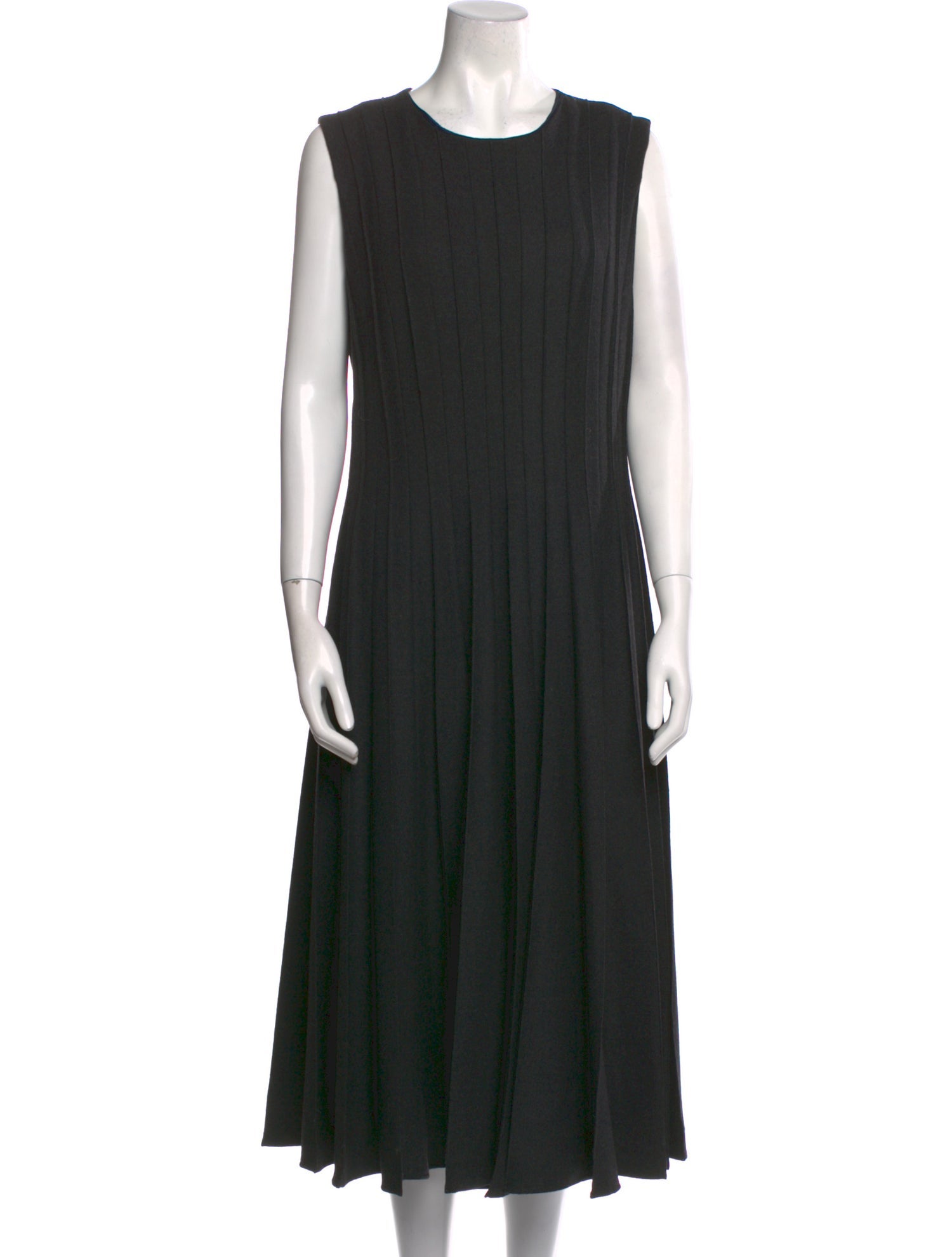 Oscar de la Renta Crew Neck Midi Length Dress