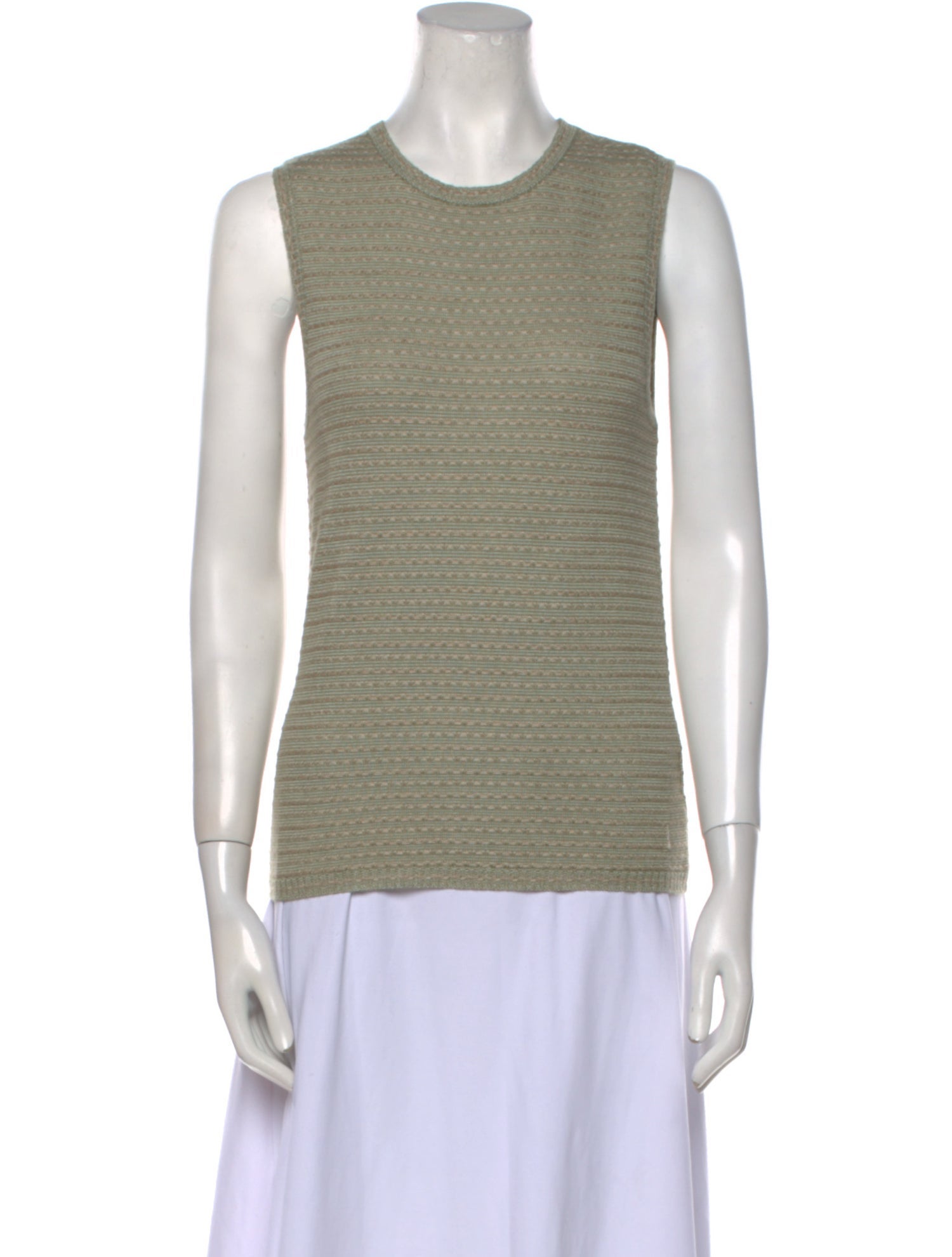 Oscar de la Renta Cashmere Crew Neck Sweater