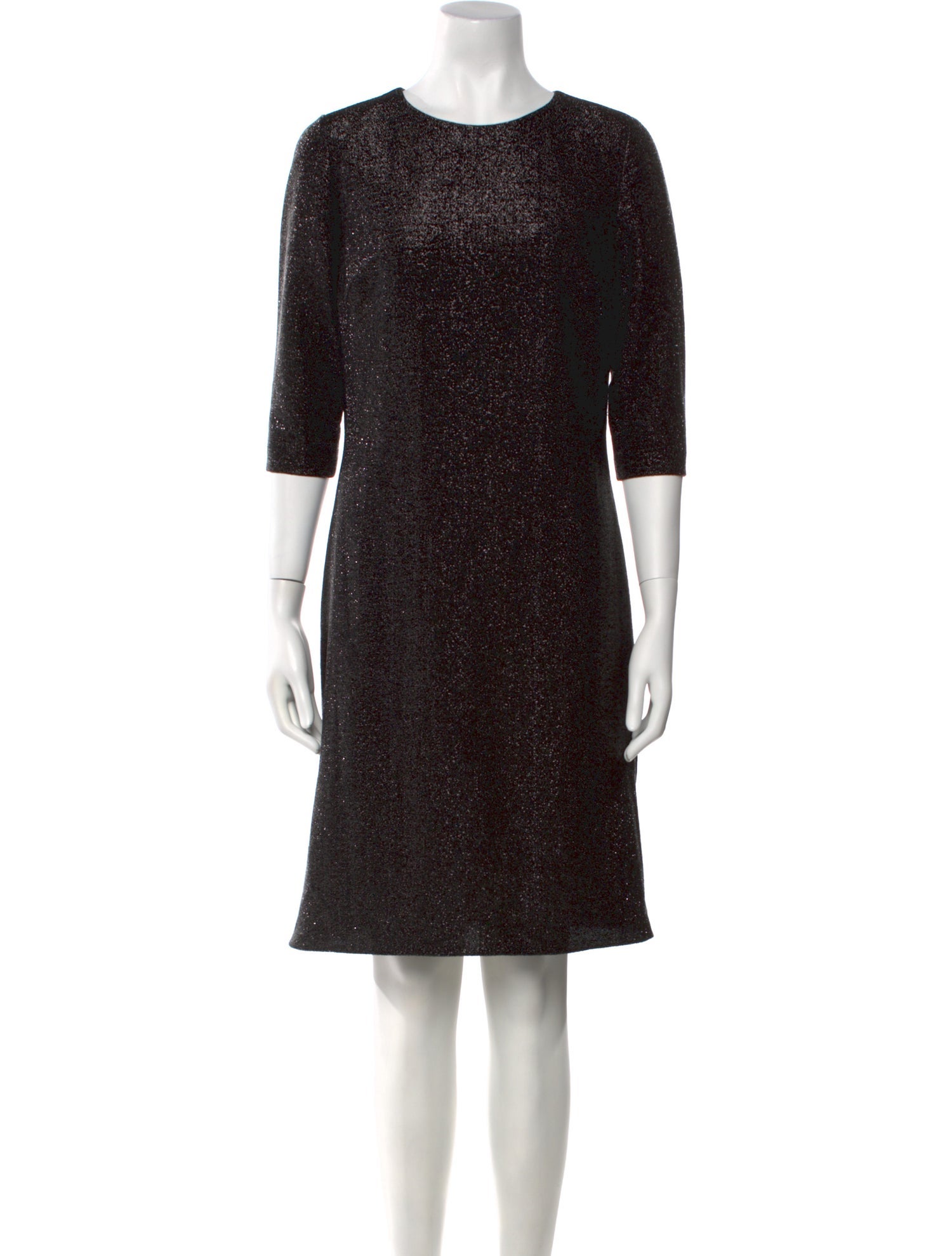 Oscar de la Renta Crew Neck Knee-Length Dress