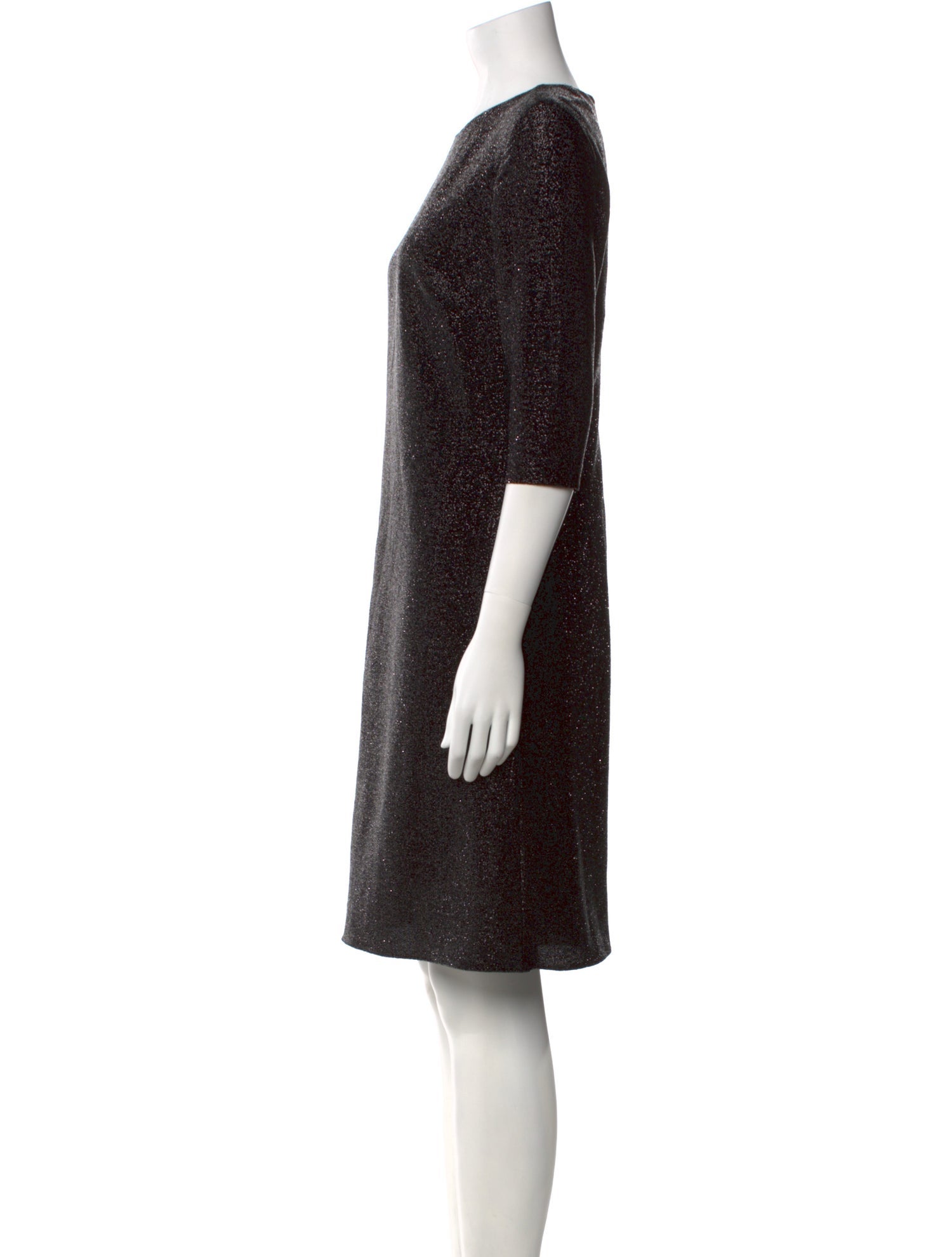 Oscar de la Renta Crew Neck Knee-Length Dress