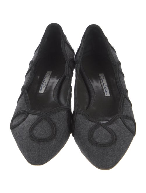 Oscar de la Renta Printed Ballet Flats