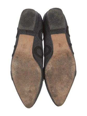 Oscar de la Renta Printed Ballet Flats