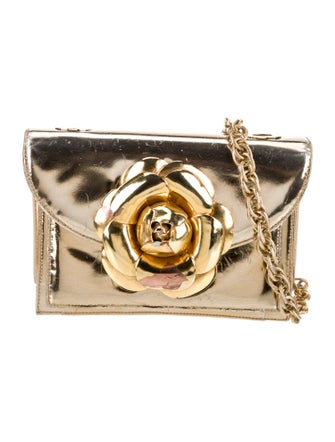 Oscar de la Renta Patent Leather Minaudière