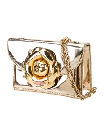 Oscar de la Renta Patent Leather Minaudière