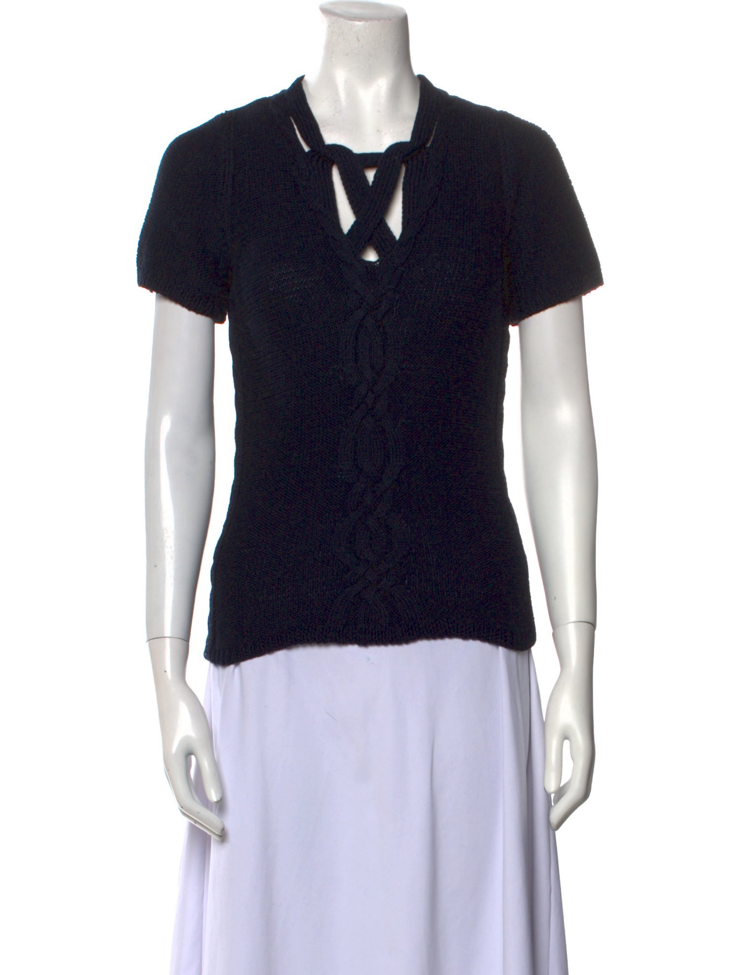 Oscar de la Renta V-Neck Sweater